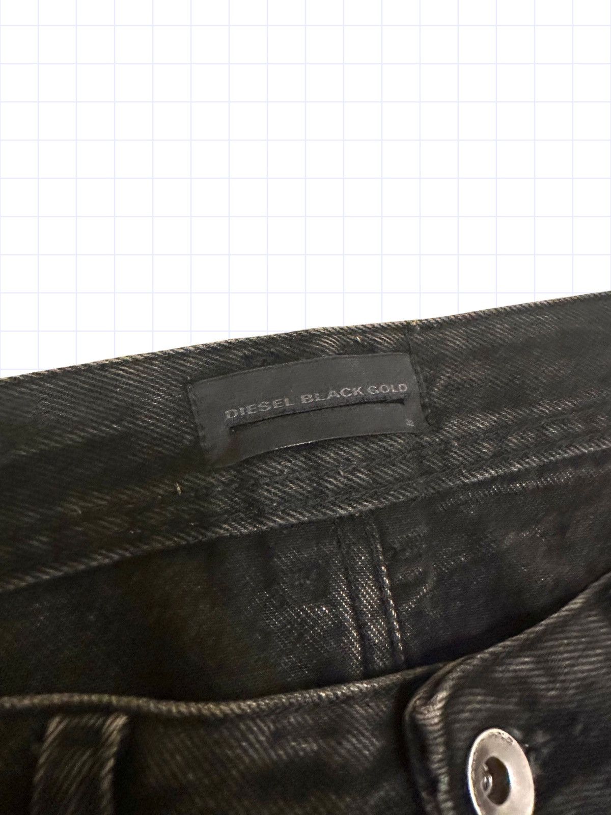 Diesel Black Gold Diesel Black Gold 32 Distressed Slim Skinny Black Denim Size US 32 / EU 48 - 6 Thumbnail