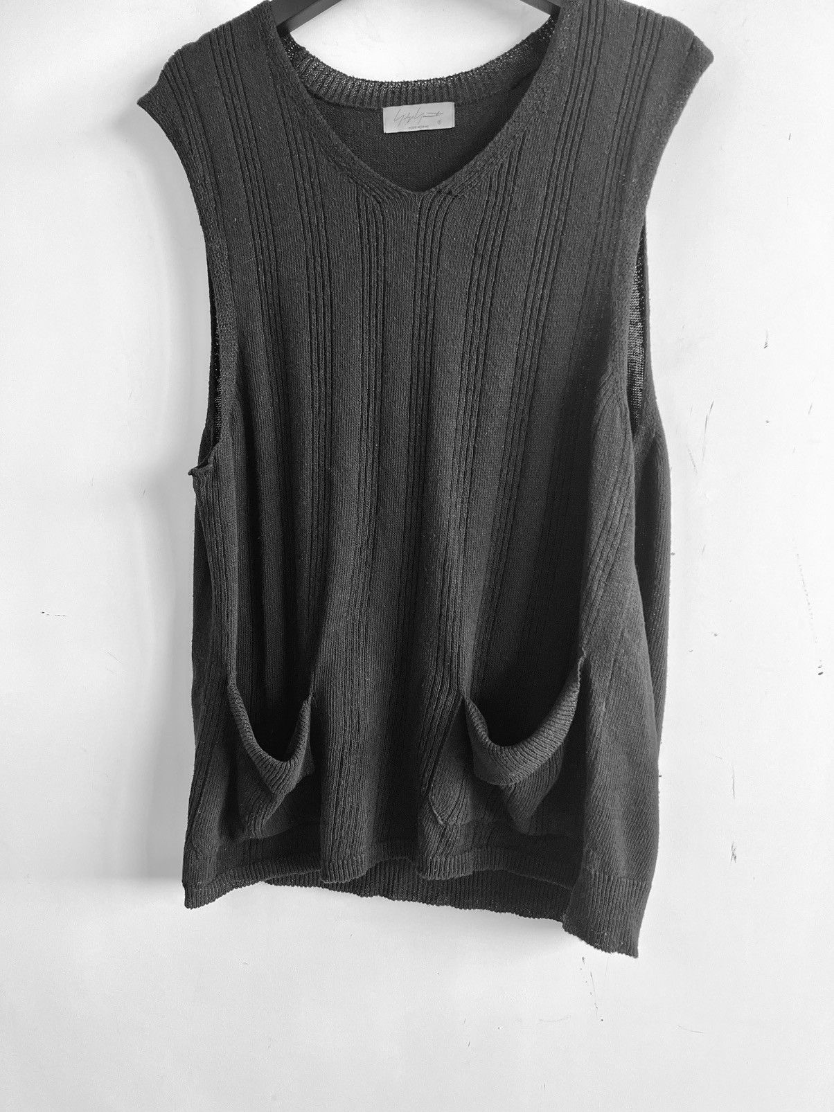 Yohji Yamamoto Yohji Yamamoto Pour Homme Linen/Silk Patch Pocket Vest Size US L / EU 52-54 / 3 - 3 Thumbnail