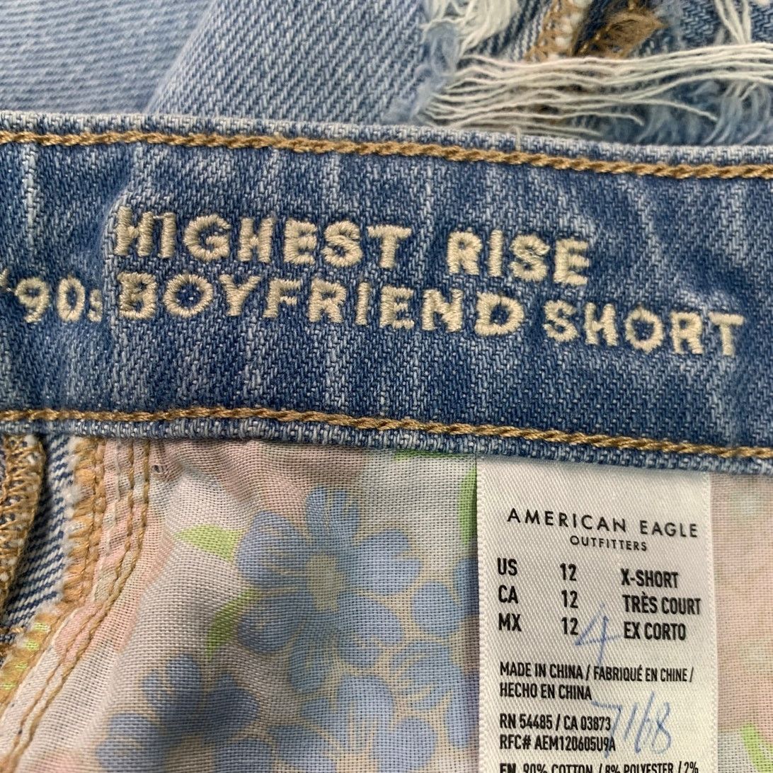 American Eagle Outfitters New American Eagle Womens Size 4 90s Boyfriend Short Jorts Size 27" / US 4 / IT 40 - 5 Thumbnail