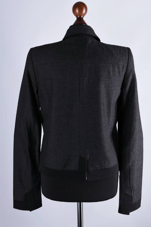 Balenciaga Women's Balenciaga Paris Black Blazer Jacket Size S Size S / US 4 / IT 40 - 3 Thumbnail
