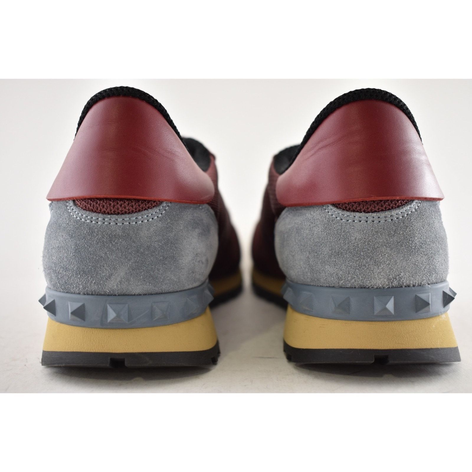 Valentino Valentino Rockstud Men Burgundy Blue Rockrunner 41.5/8.5 Size US 8.5 / EU 41-42 - 10 Thumbnail