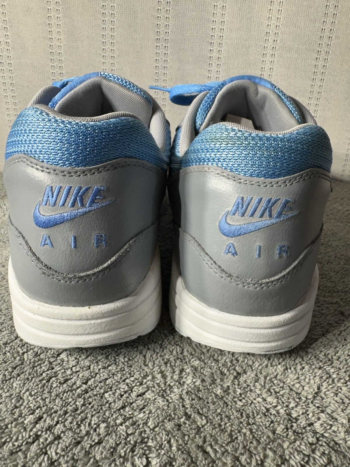 Nike Nike Air Max 1 Grey/Baby Blue Size US 15 / EU 48 - 4 Thumbnail