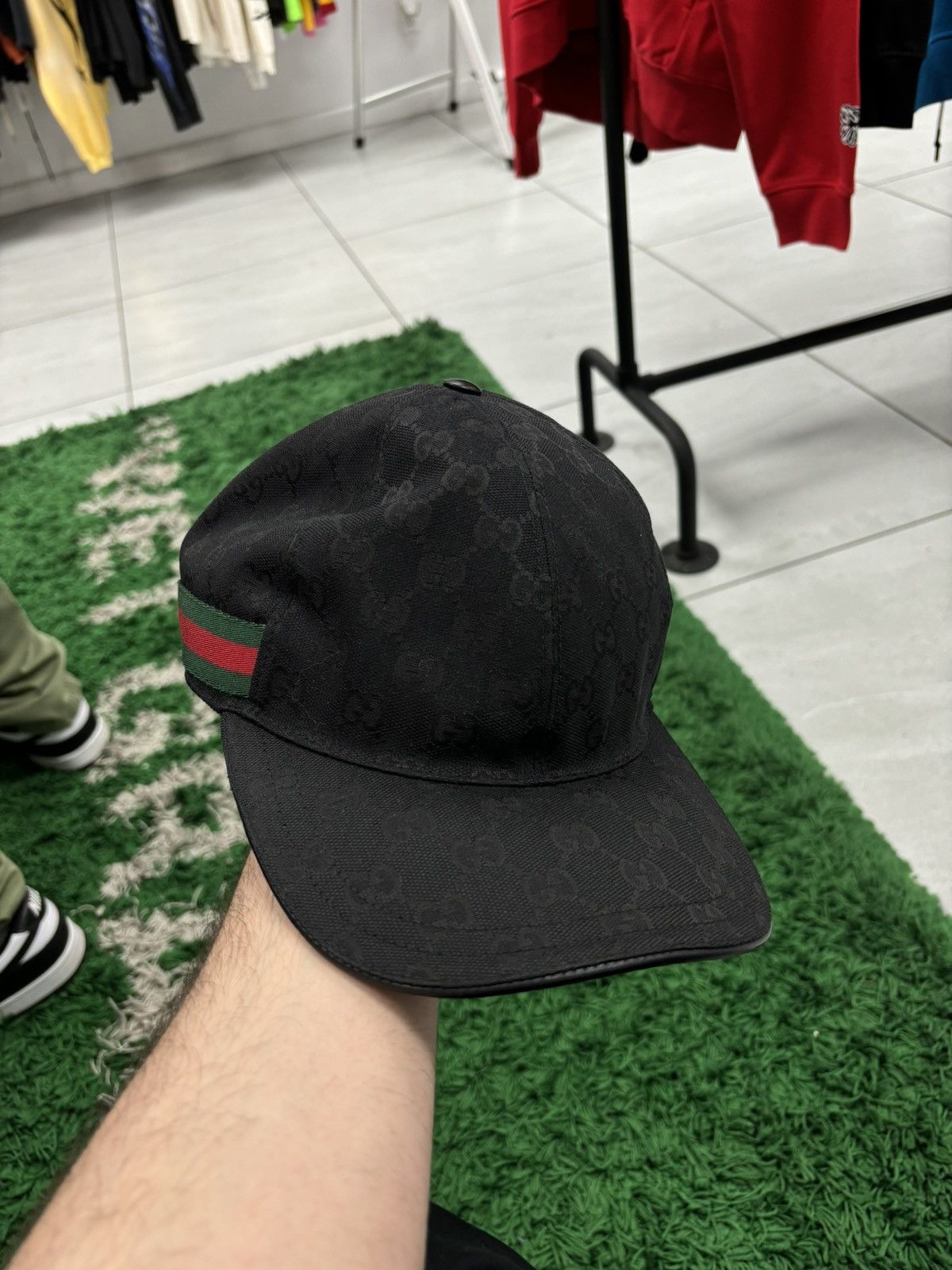 image of Gucci Black Cap Xxl, Men's