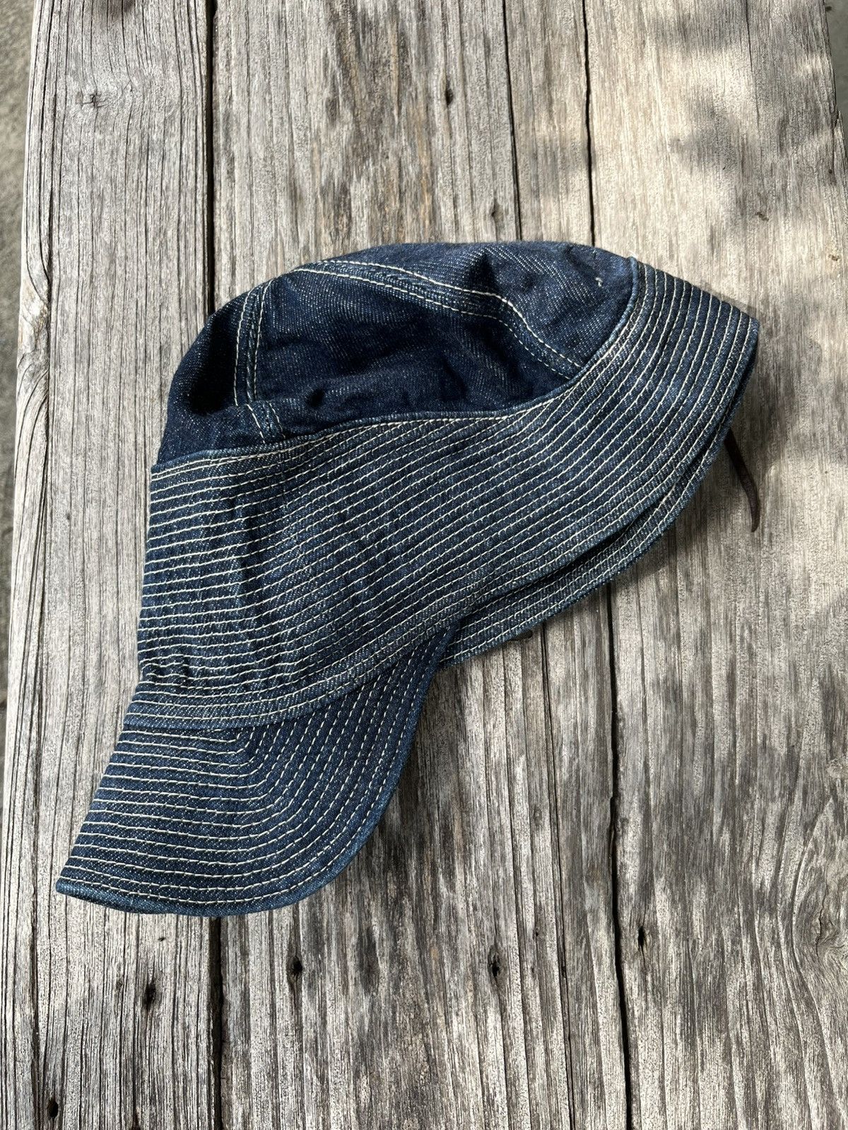 Kapital Kountry 💥KAPITAL Denim Work Cap // Size ONE SIZE - 2 Thumbnail