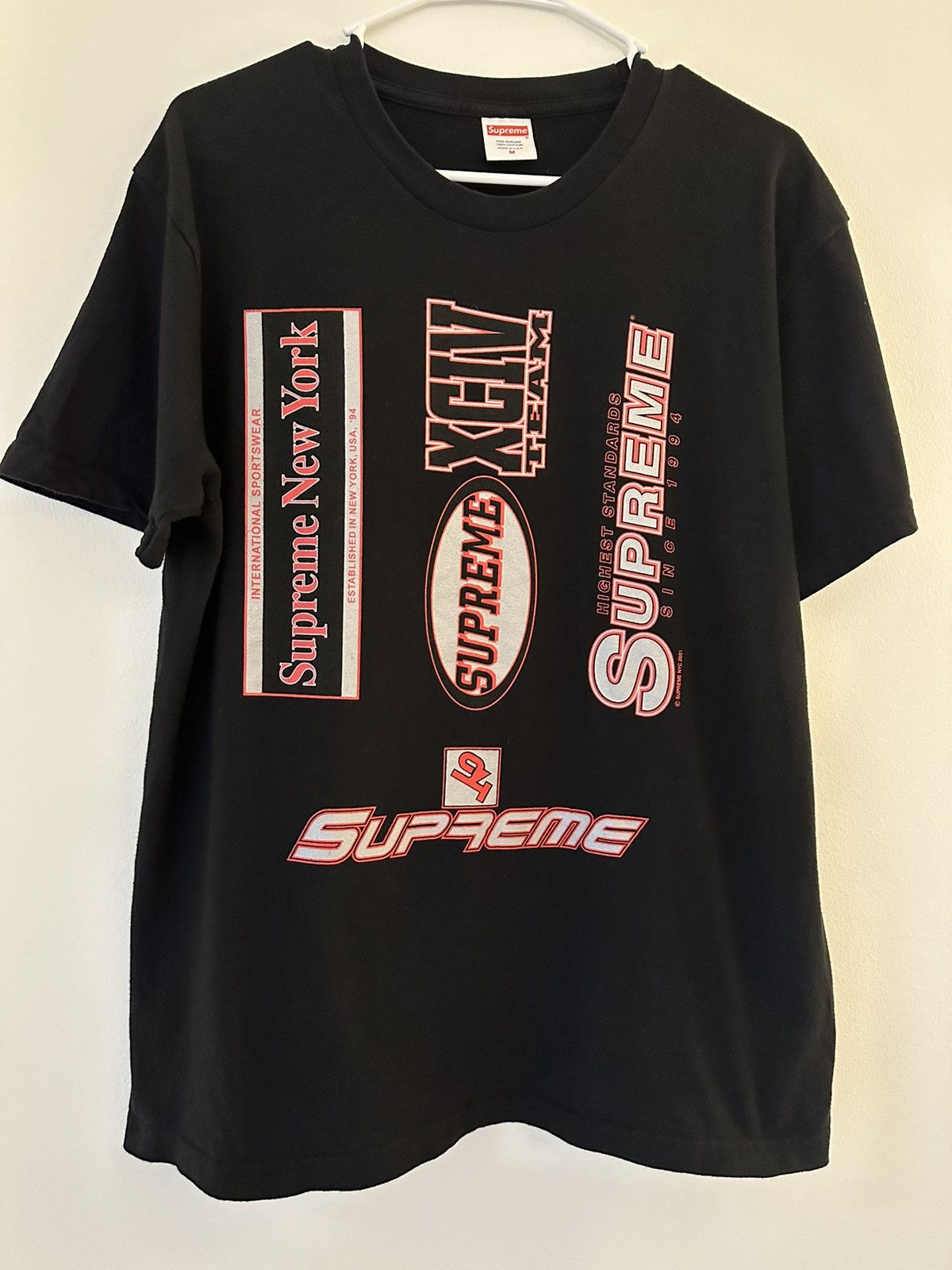 Supreme Supreme Multi Logos Tee Size US M / EU 48-50 / 2 - 1 Thumbnail