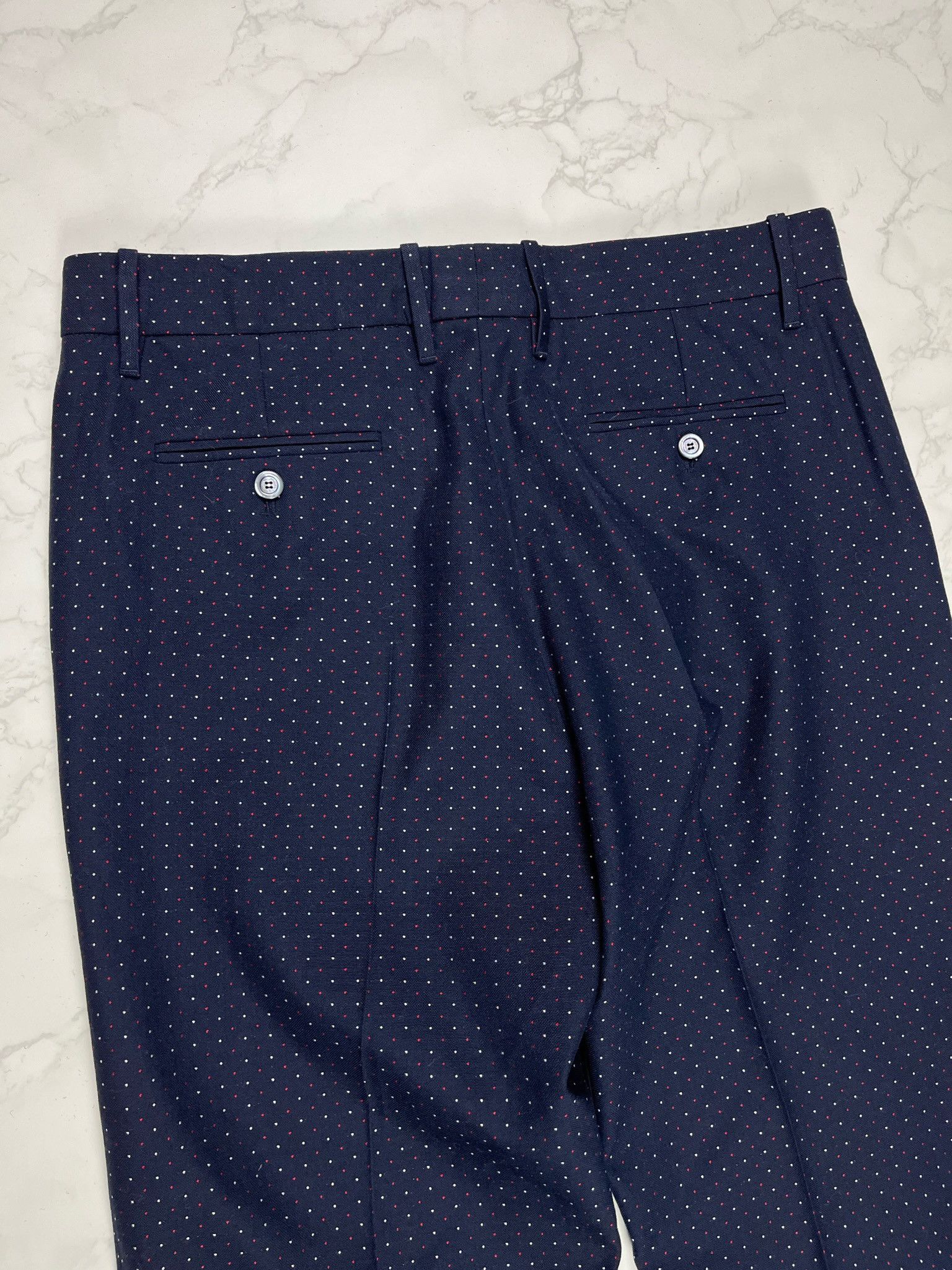 Gucci 🔥75% OFF🔥 [SALE] Gucci Polka Dot Wool Ankle Pants Size 30" / US 8 / IT 44 - 15 Thumbnail
