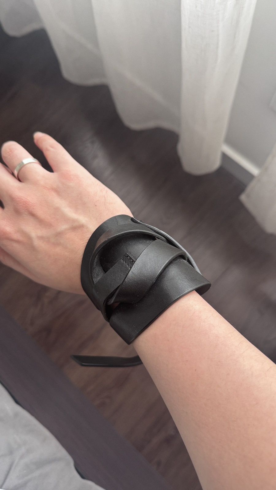 Ann demeulemeester Leather bracelett