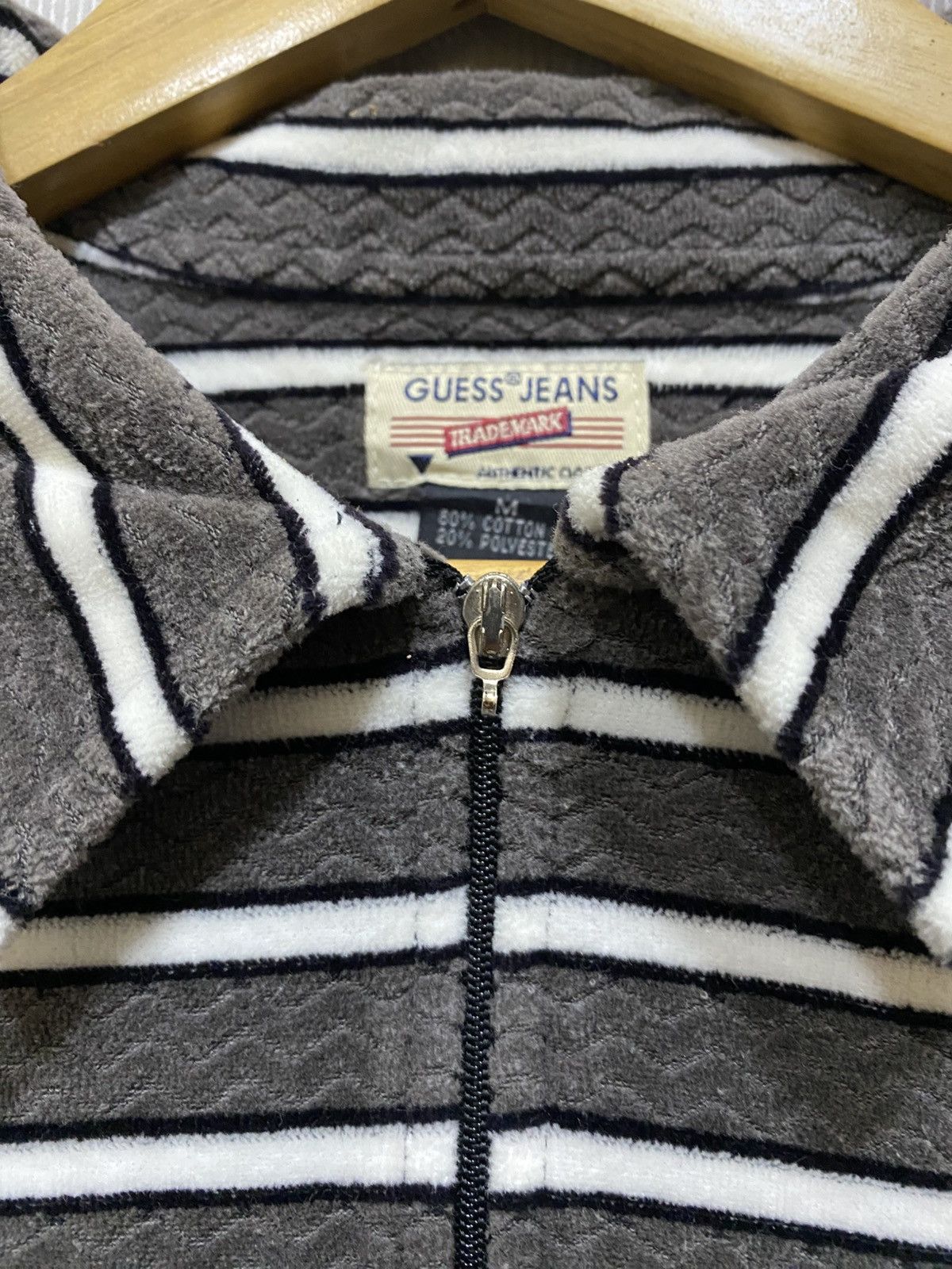 Guess Vintage Guees Stripes Fleece Half Zip Shirt Size US M / EU 48-50 / 2 - 8 Thumbnail