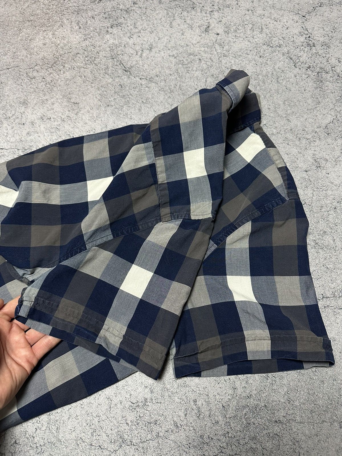 Aquascutum × Vintage Aquascutum London Checked Button Up Shirt Size US L / EU 52-54 / 3 - 10 Thumbnail