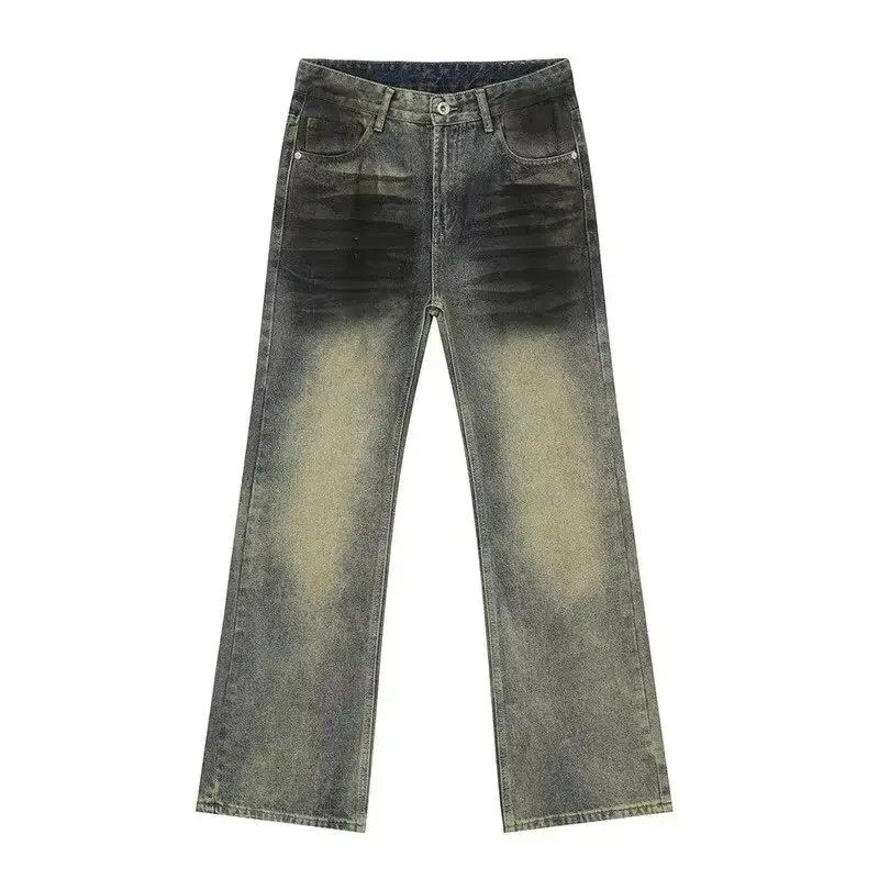 Japanese Brand Loose straight tube micro flared jeans Size US 32 / EU 48 - 6 Thumbnail