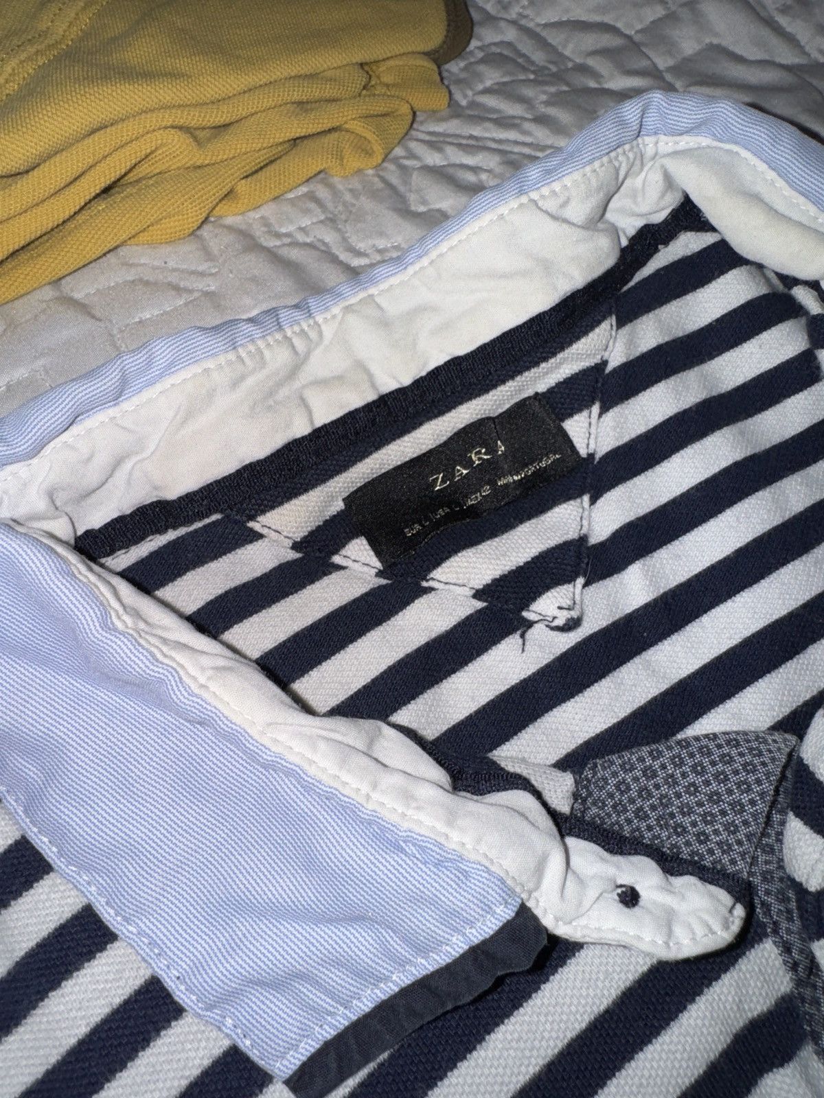 Japanese Brand × Zara Striped Zara Polo Size US M / EU 48-50 / 2 - 1 Thumbnail