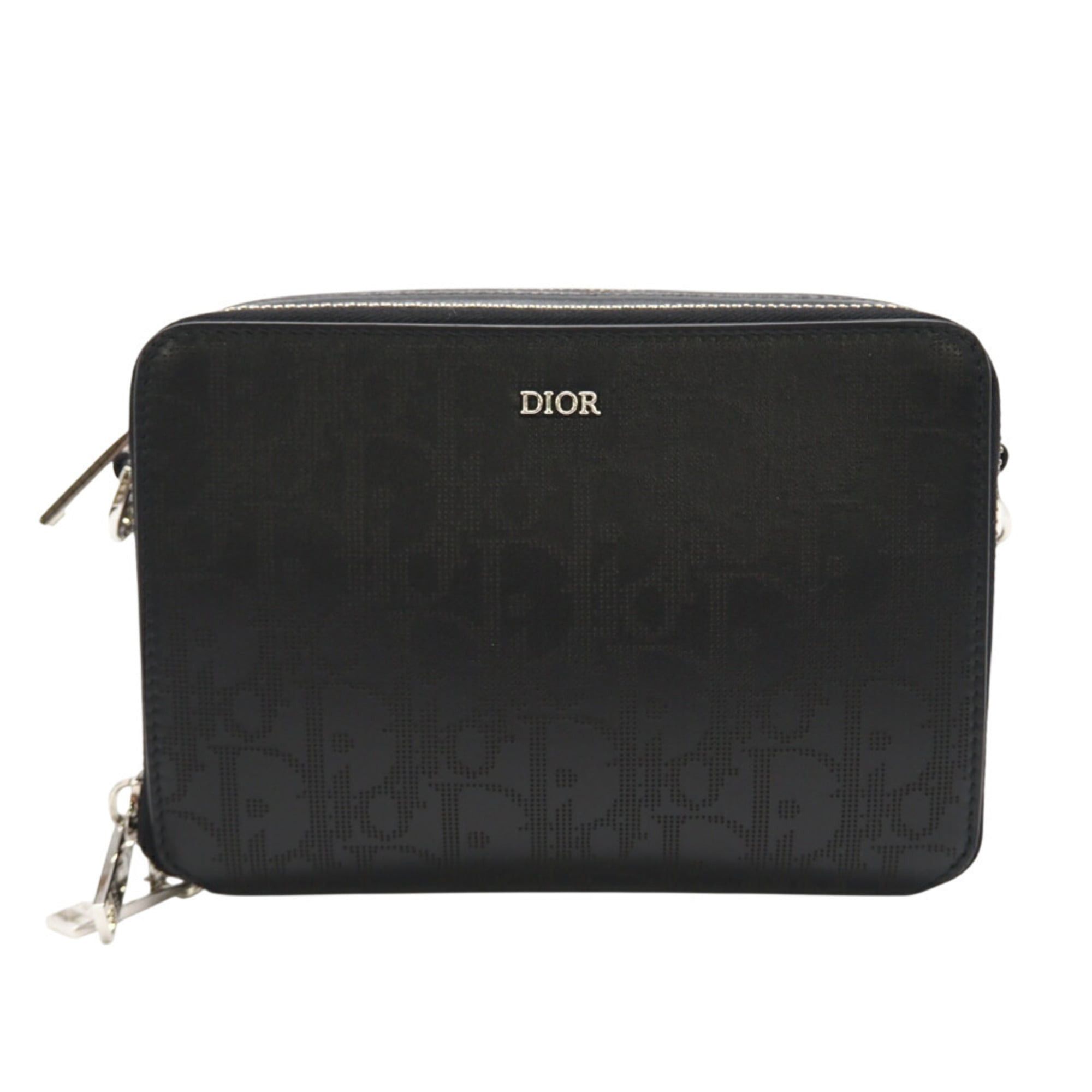 Dior Christian Dior Dior Oblique Galaxy Leather Shoulder Bag 2ESBC119VPD Black for Women Size ONE SIZE - 1 Thumbnail