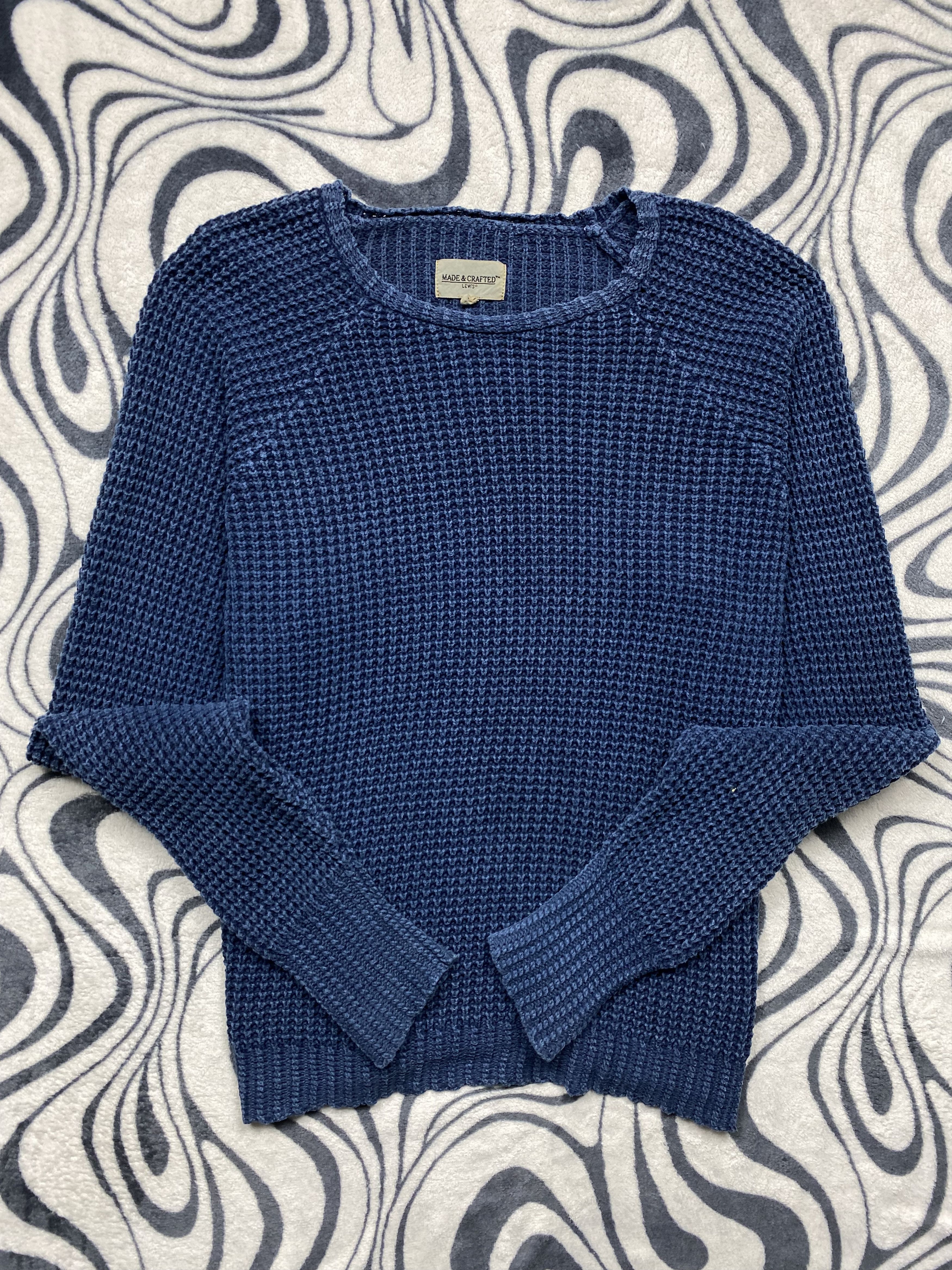 Levi's Made & Crafted Levi's Made & Crafted Vintage Washed Cotton Knit Sweater Size US XL / EU 56 / 4 - 1 Thumbnail