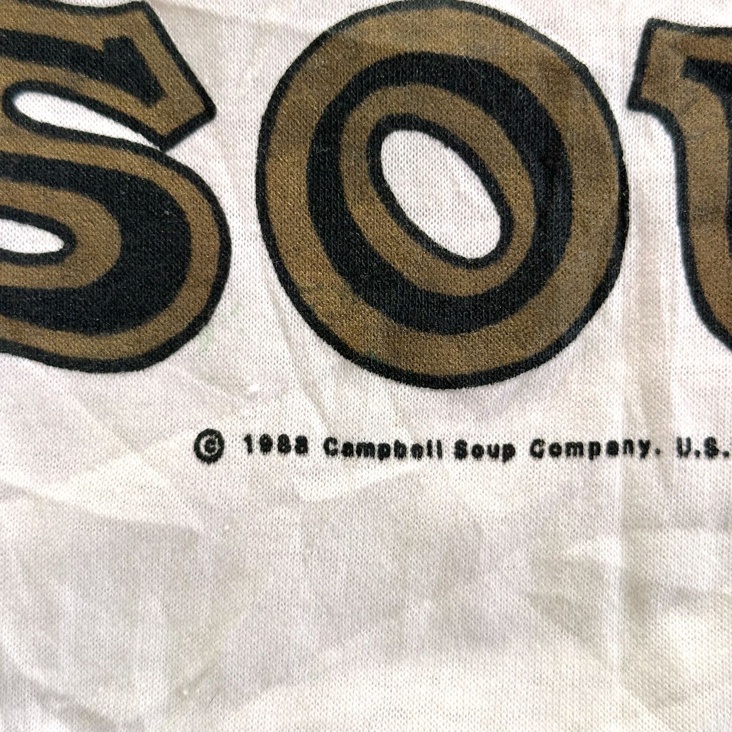 Vintage 1988 Campbell's Soup promo t shirt size L andy warhol Size US L / EU 52-54 / 3 - 2 Thumbnail