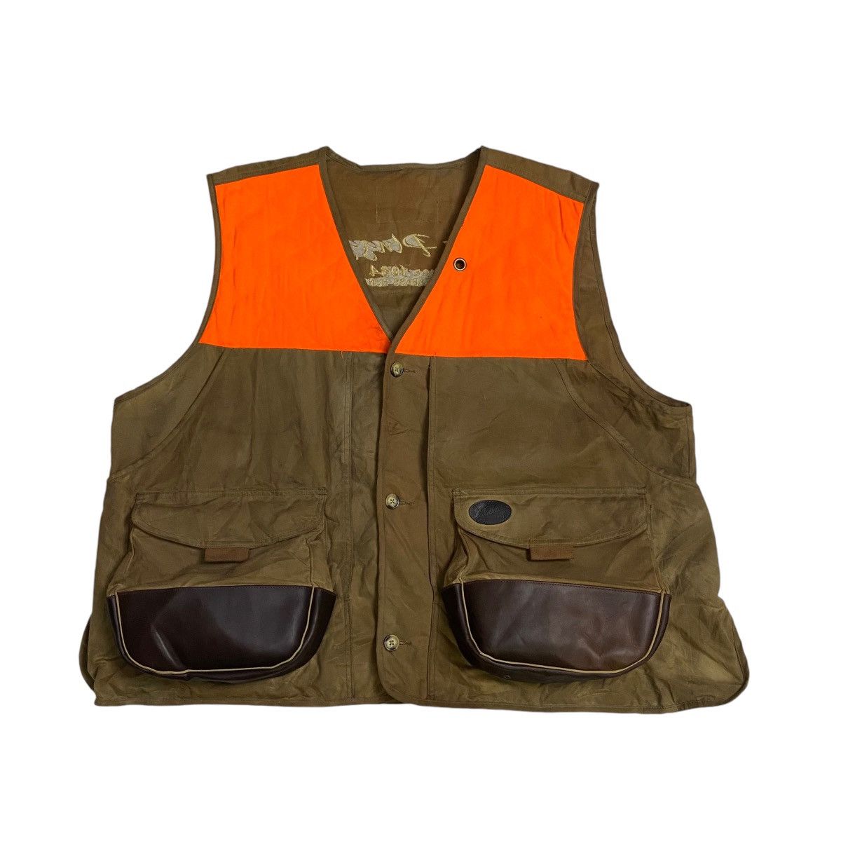 Hunter Cabelas Big Plugger Tin Cloth Seabass Hunting vest Size US XXL / EU 58 / 5 - 5 Thumbnail