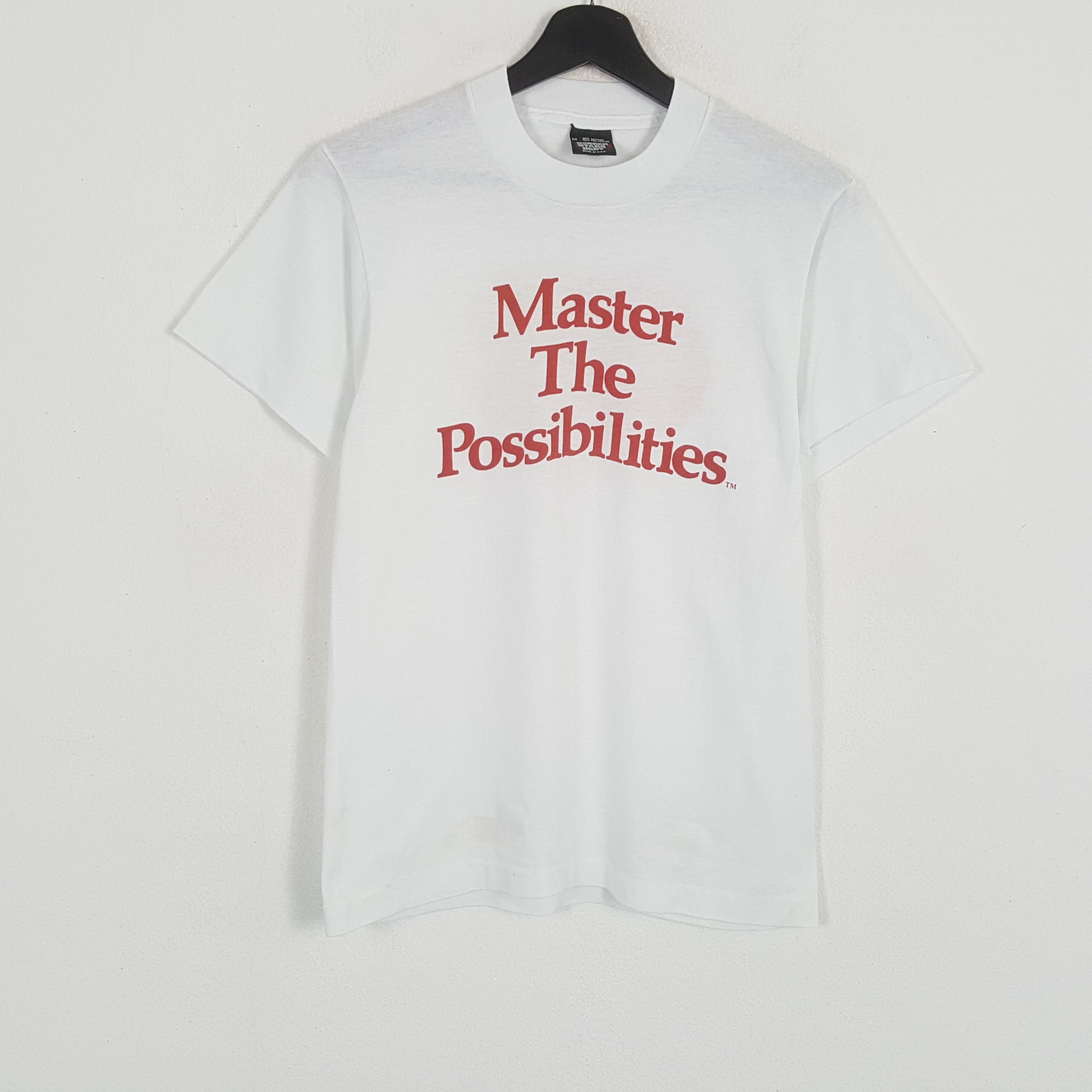 Vintage MASTER CARD Bank Promo Style Vintage Tshirt Size US S / EU 44-46 / 1 - 3 Thumbnail