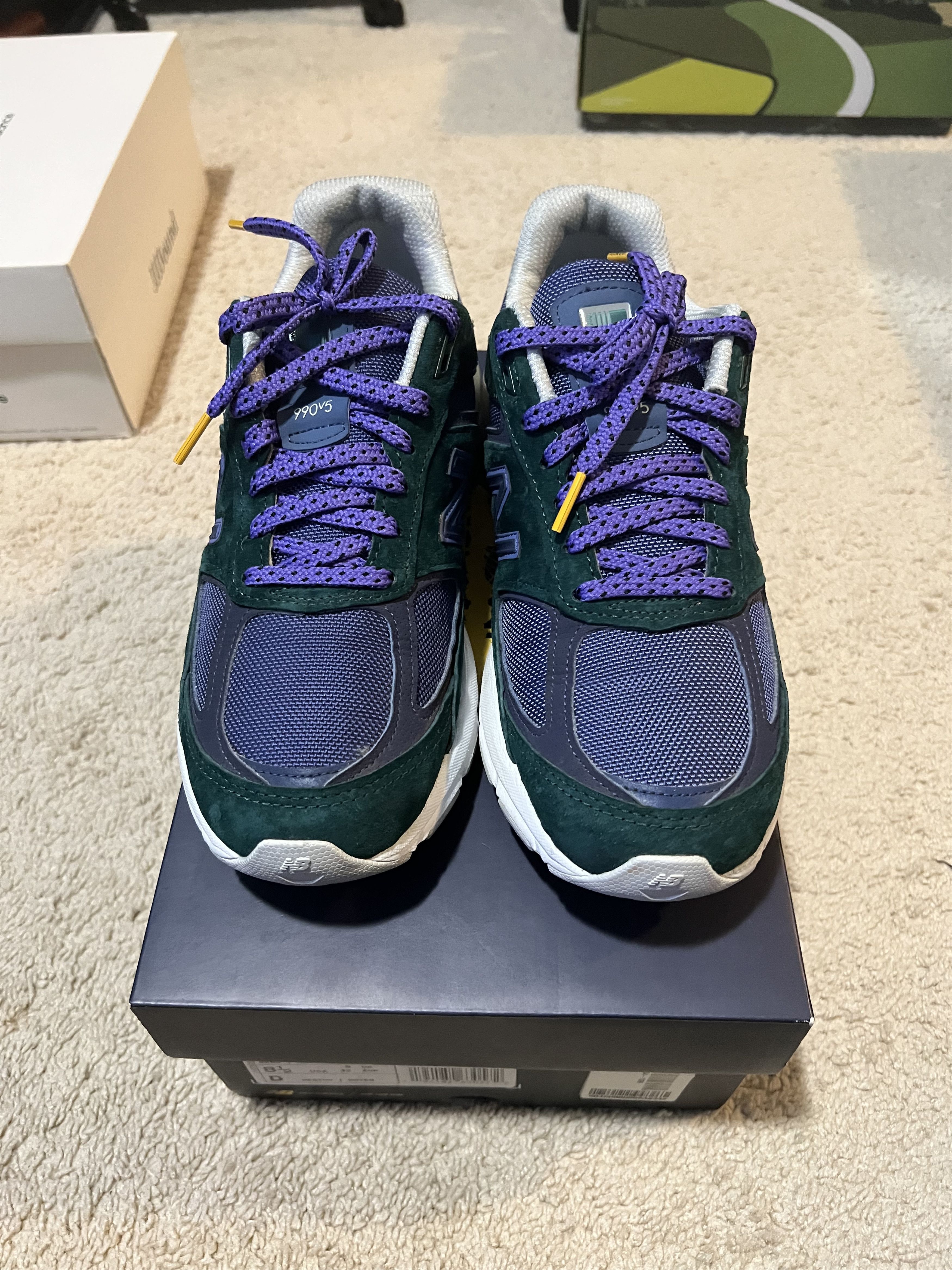 New Balance New Balance x Aimé Leon Dore 990v5 Made In USA Size US 8.5 / EU 41-42 - 3 Thumbnail