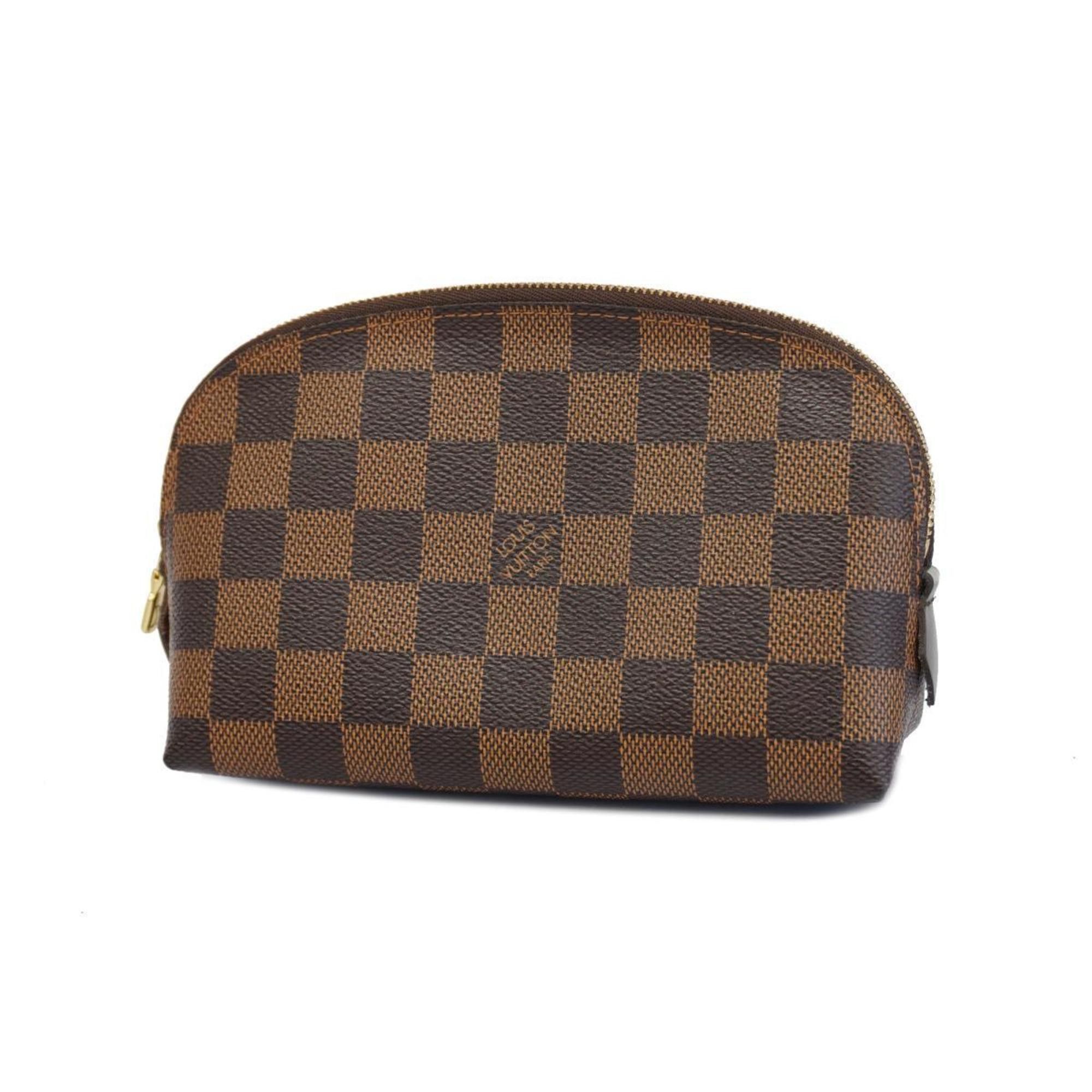 image of Louis Vuitton Pouch Damier Pochette Tick Pm N47516 Ebene Ladies, Women's