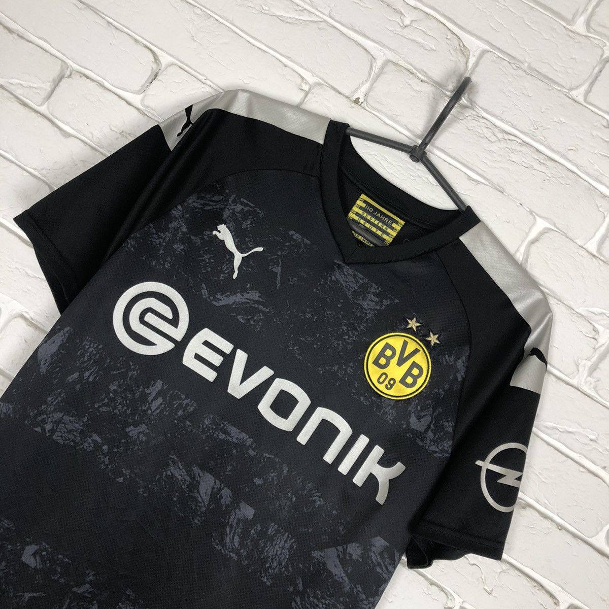 Puma Borussia Dortmund #7 Sancho 2019 2020 away jersey Size US M / EU 48-50 / 2 - 3 Thumbnail