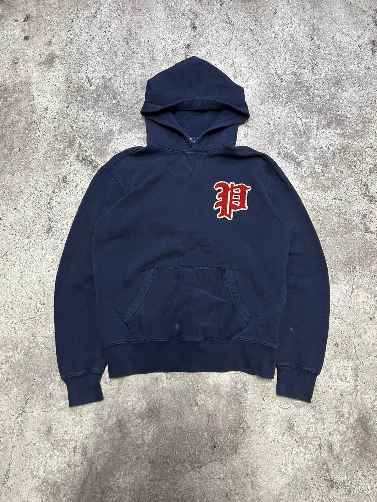 Polo Ralph Lauren Vintage Polo Ralph Lauren Hoodie P Logo Y2K Size US M / EU 48-50 / 2 - 3 Thumbnail