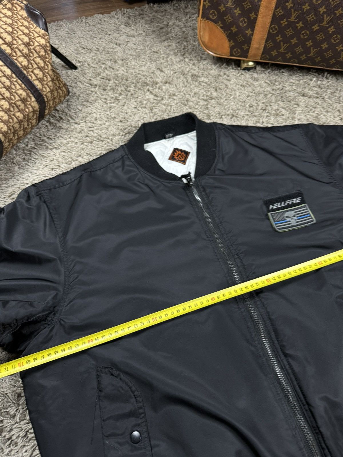 Vintage Vintage bomber jacket Hellfire original retro casual item Size US XXL / EU 58 / 5 - 7 Thumbnail