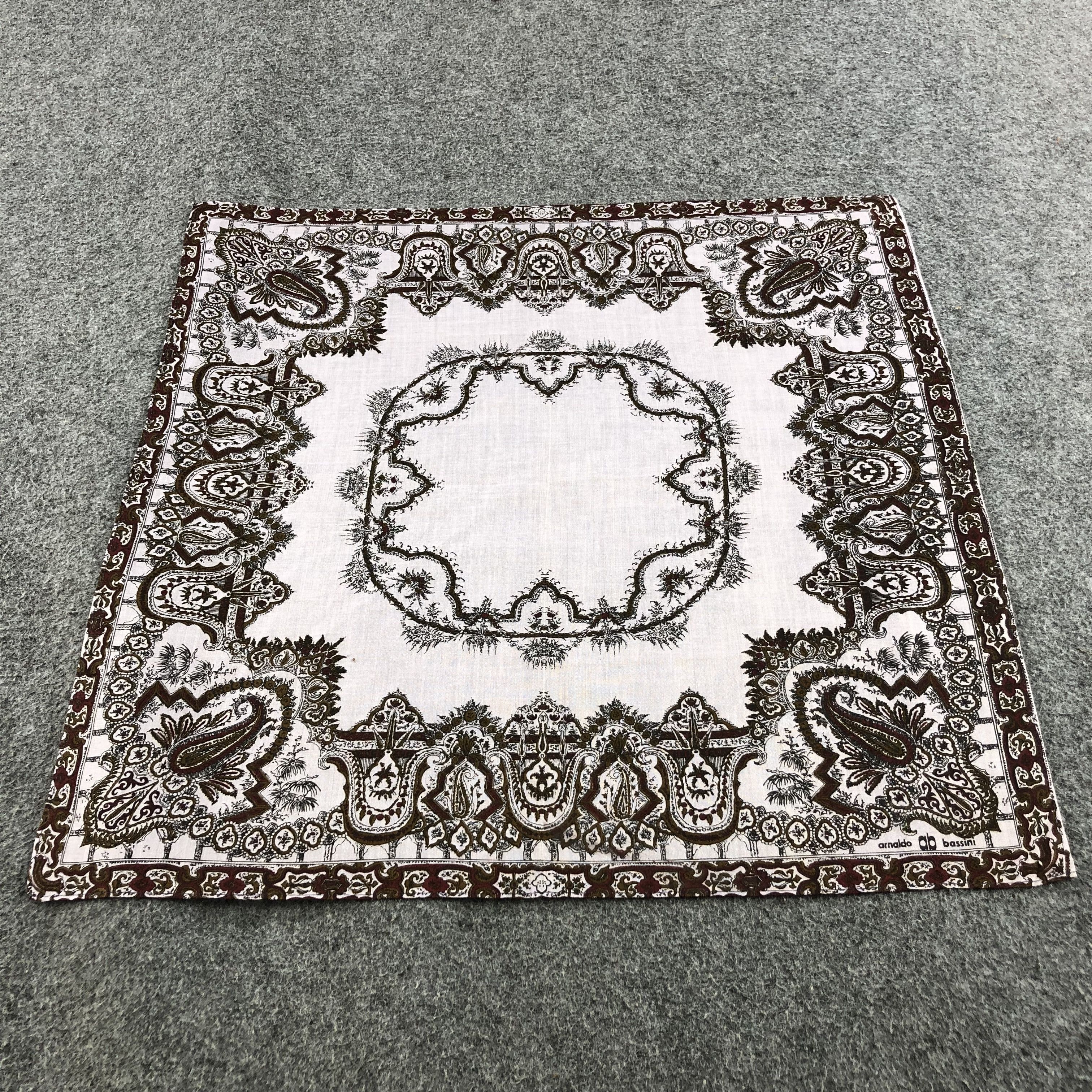 Vintage Arnaldo Bassini Handkerchief Neckerchief Bandana H1374 Size ONE SIZE - 2 Thumbnail