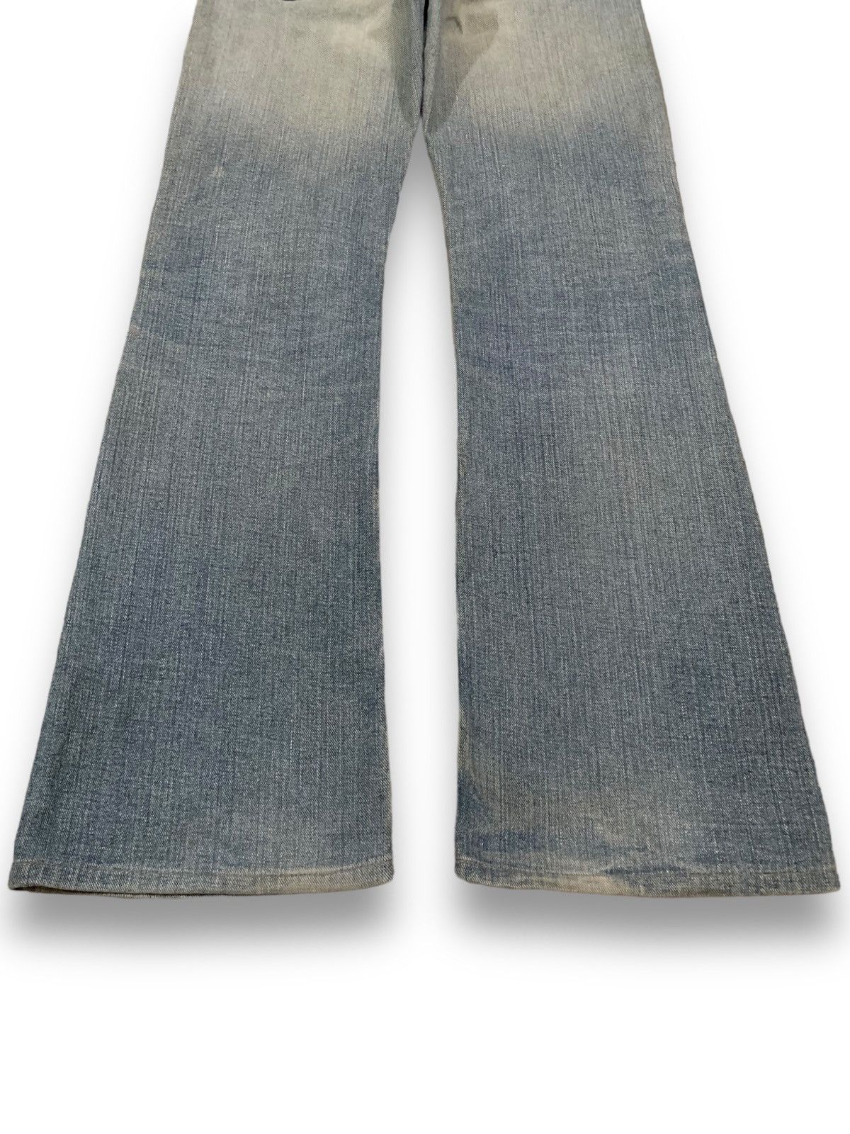 Lee Vintage Lee Riders Mud Wash Flare Distressed Jeans Size US 30 / EU 46 - 12 Thumbnail