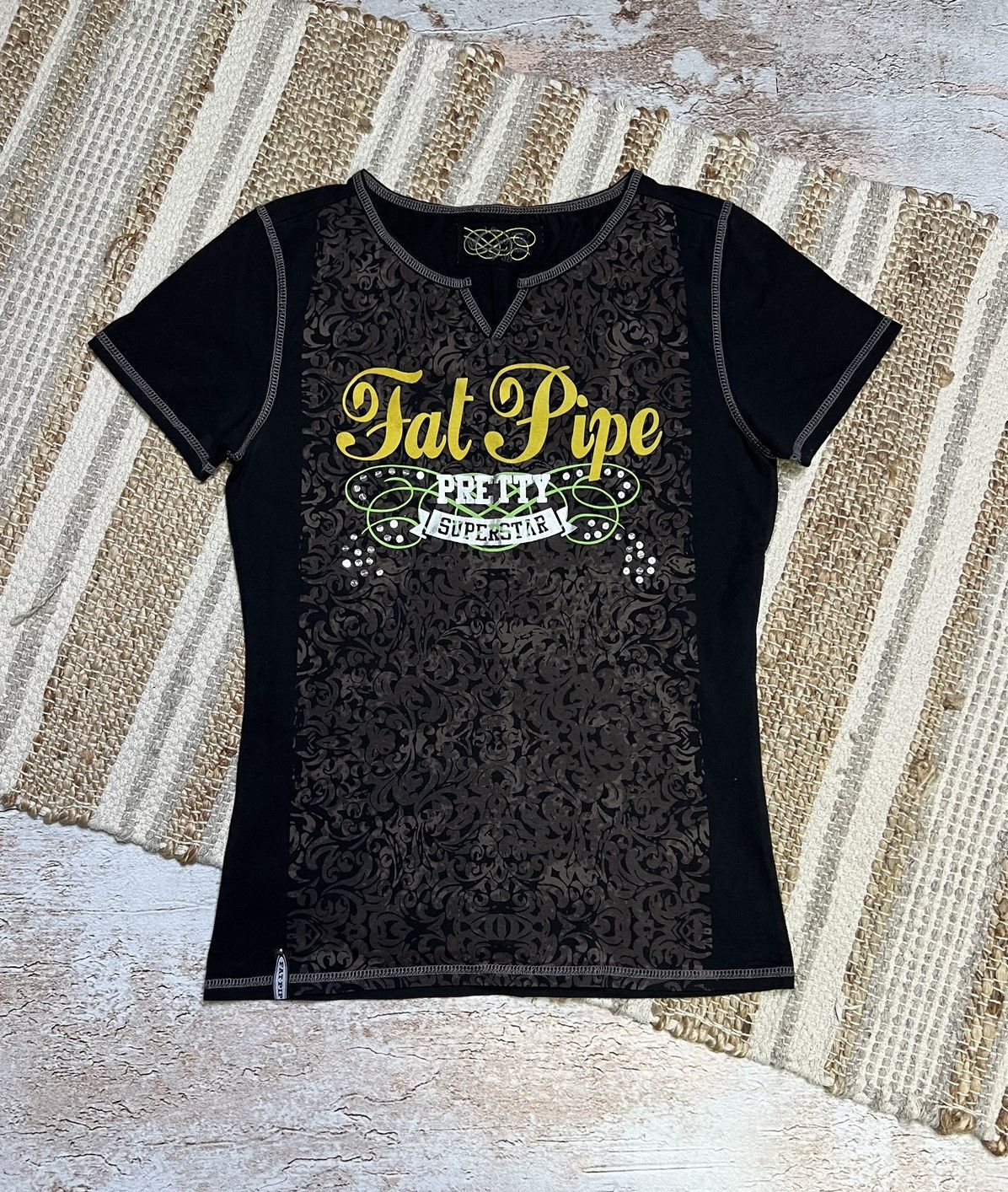 Japanese Brand × Vintage Fat pipe vintage retro t shirt Size S / US 4 / IT 40 - 1 Thumbnail
