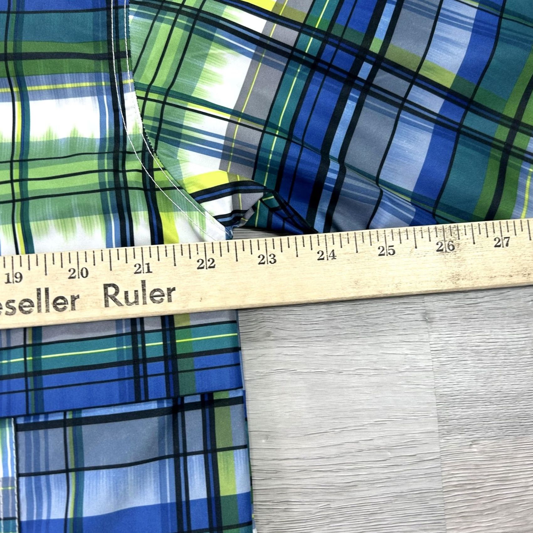 Champion Champion Windbreaker Jacket Mens M Blue Plaid Hooded 1/2 Zip Lightweight Pockets Multicolor Athletic Size US M / EU 48-50 / 2 - 7 Thumbnail