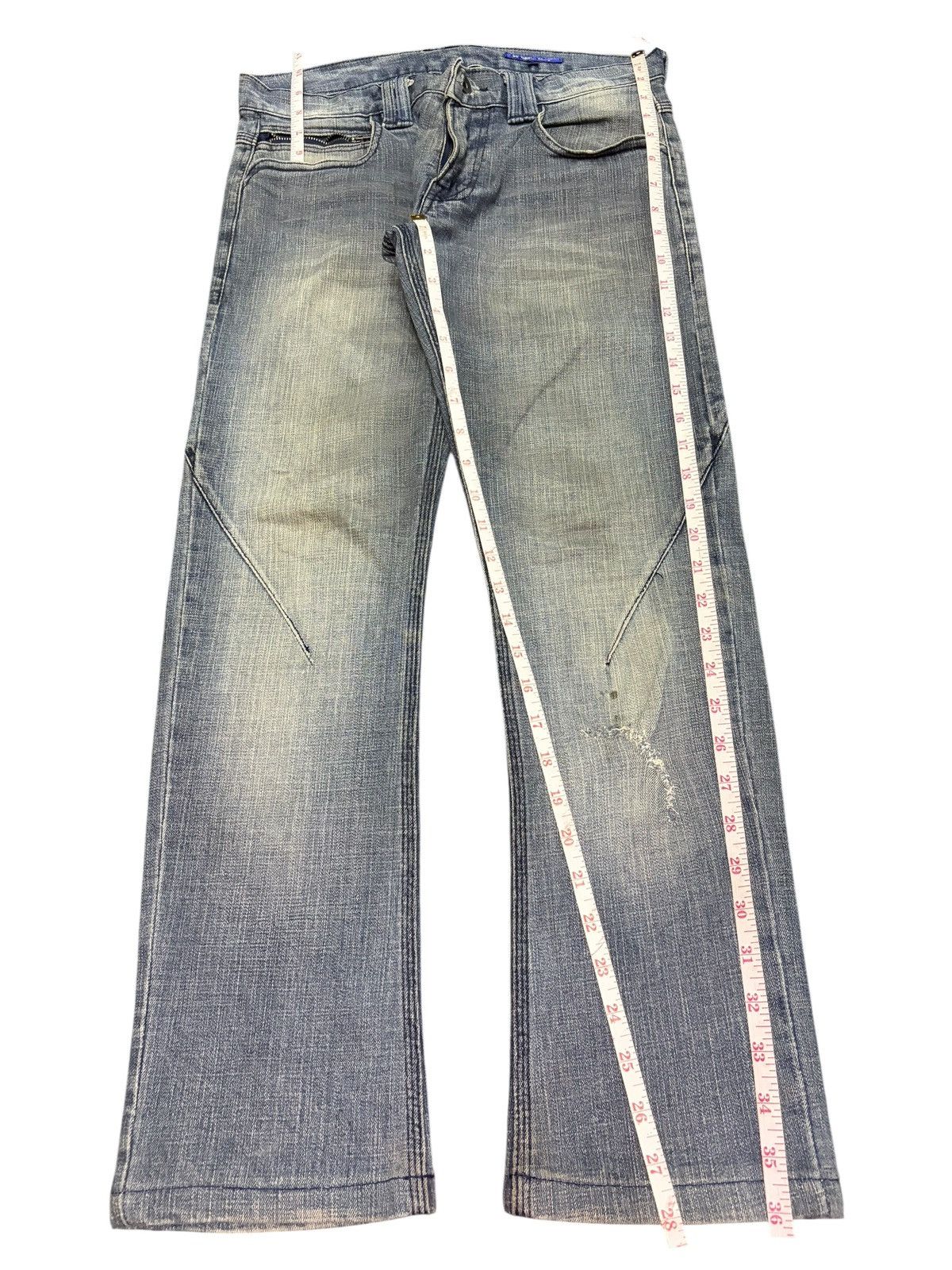 semanticdesign Vintage Semantic Design Faded Wash Distressed Jeans Size US 30 / EU 46 - 7 Thumbnail