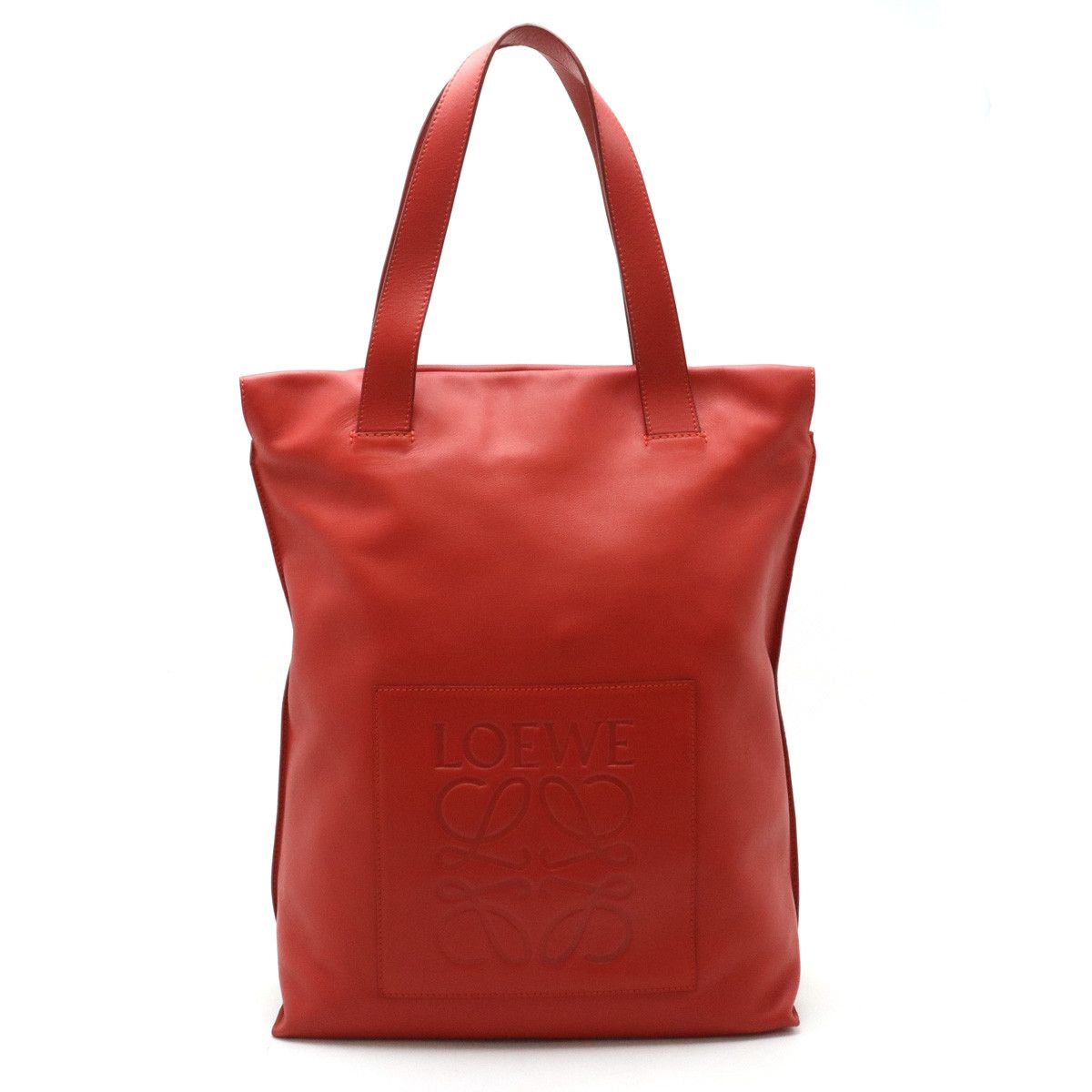 Loewe Loewe Loewe Leather Anagram Shopper Tote Bag 330.17.K01 Leather Tote Bag 330.17.K01 in Great Condition Size ONE SIZE - 1 Thumbnail
