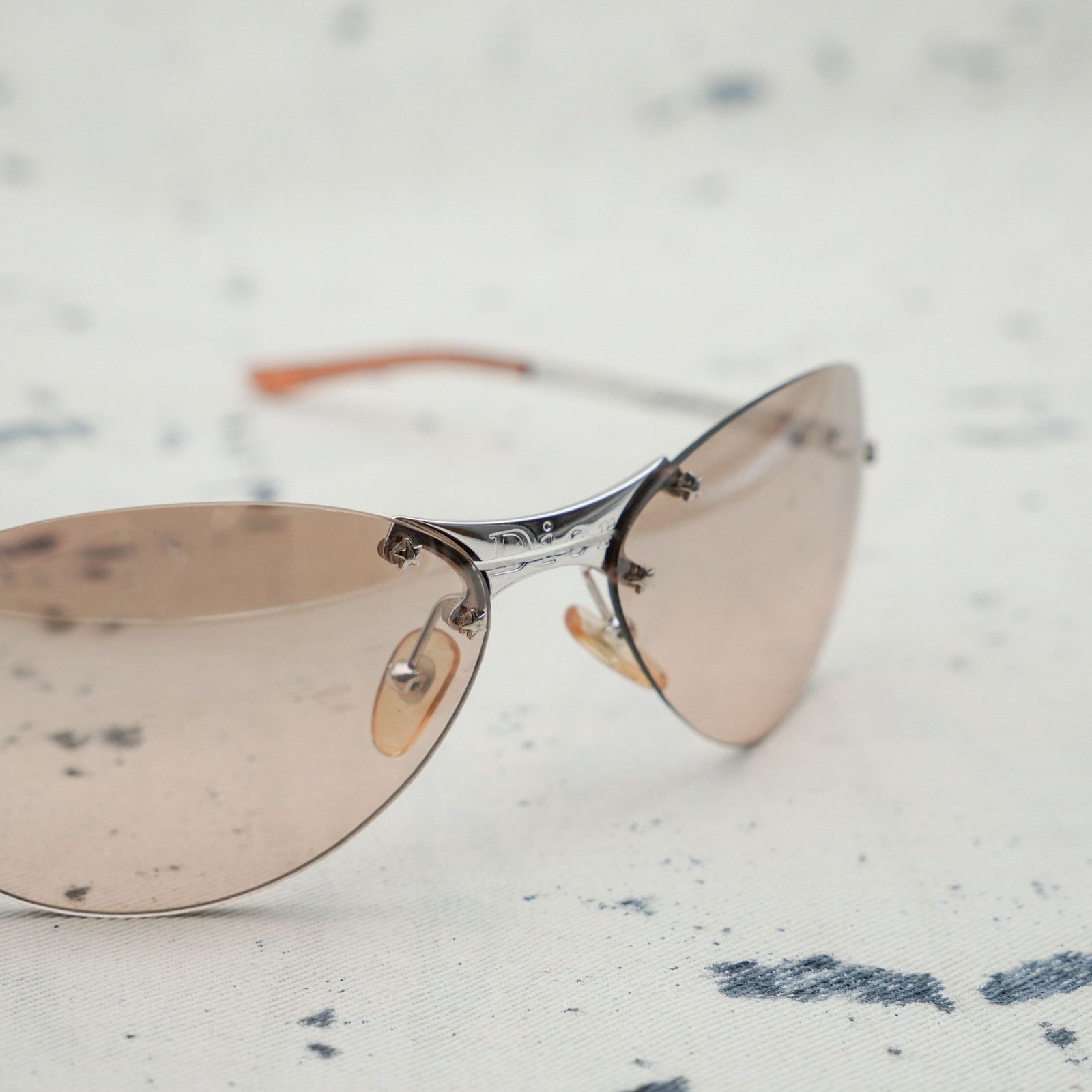 Dior Dior starlight silver rimless star logo y2k sunglasses Size ONE SIZE - 6 Thumbnail