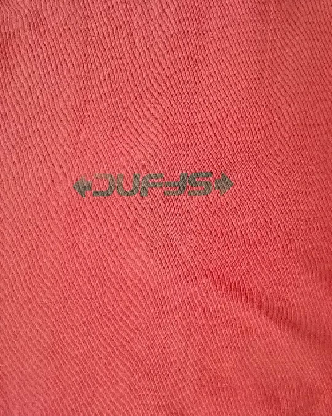 Vintage Vintage Duffs Skateboards Red Graphic Faded Tees Size US L / EU 52-54 / 3 - 4 Thumbnail
