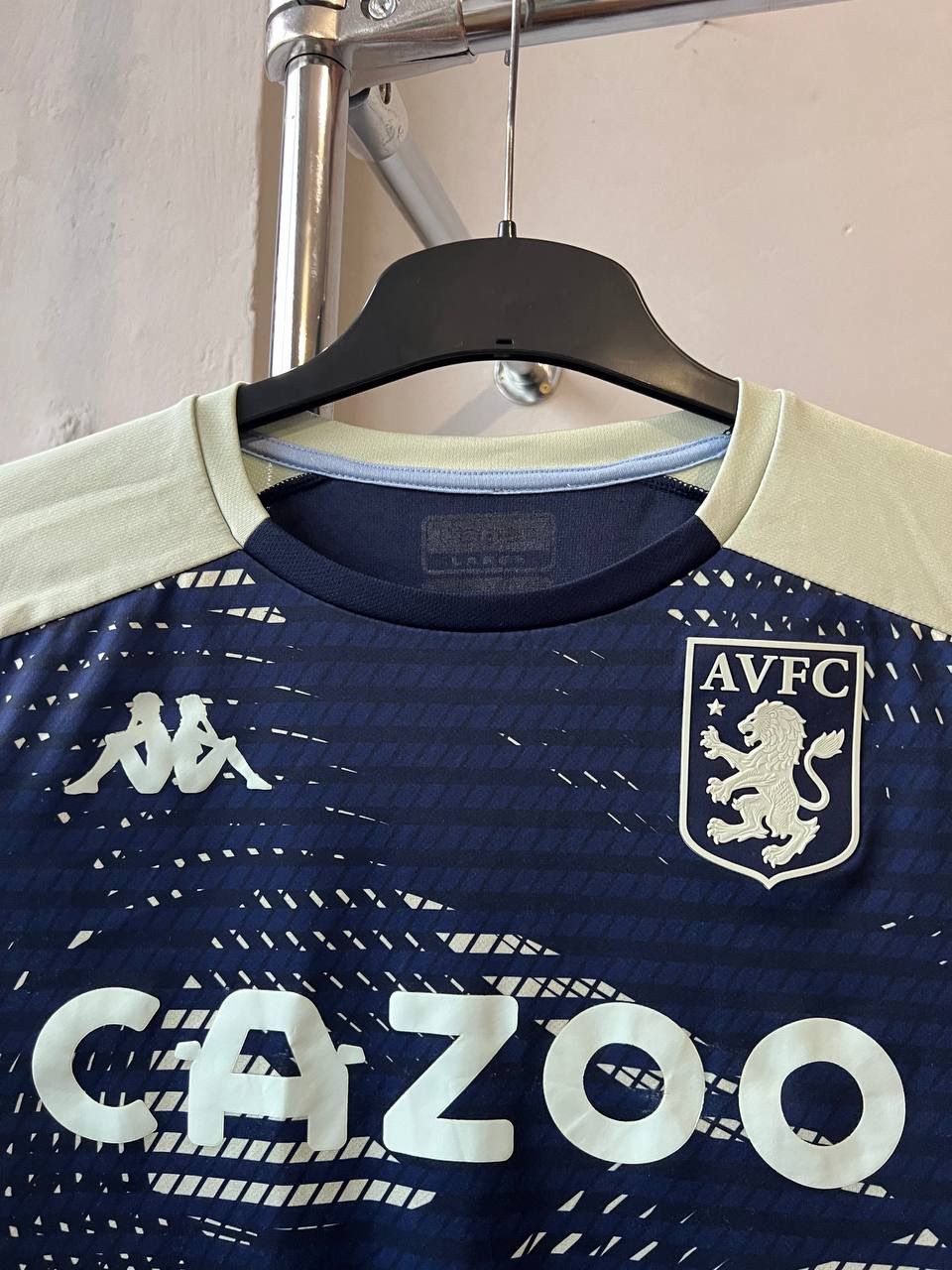 Kappa 2021/22 ASTON VILLA TRAINING SOCCER JERSEY FOOTBALL SHIRT L Size US L / EU 52-54 / 3 - 4 Thumbnail