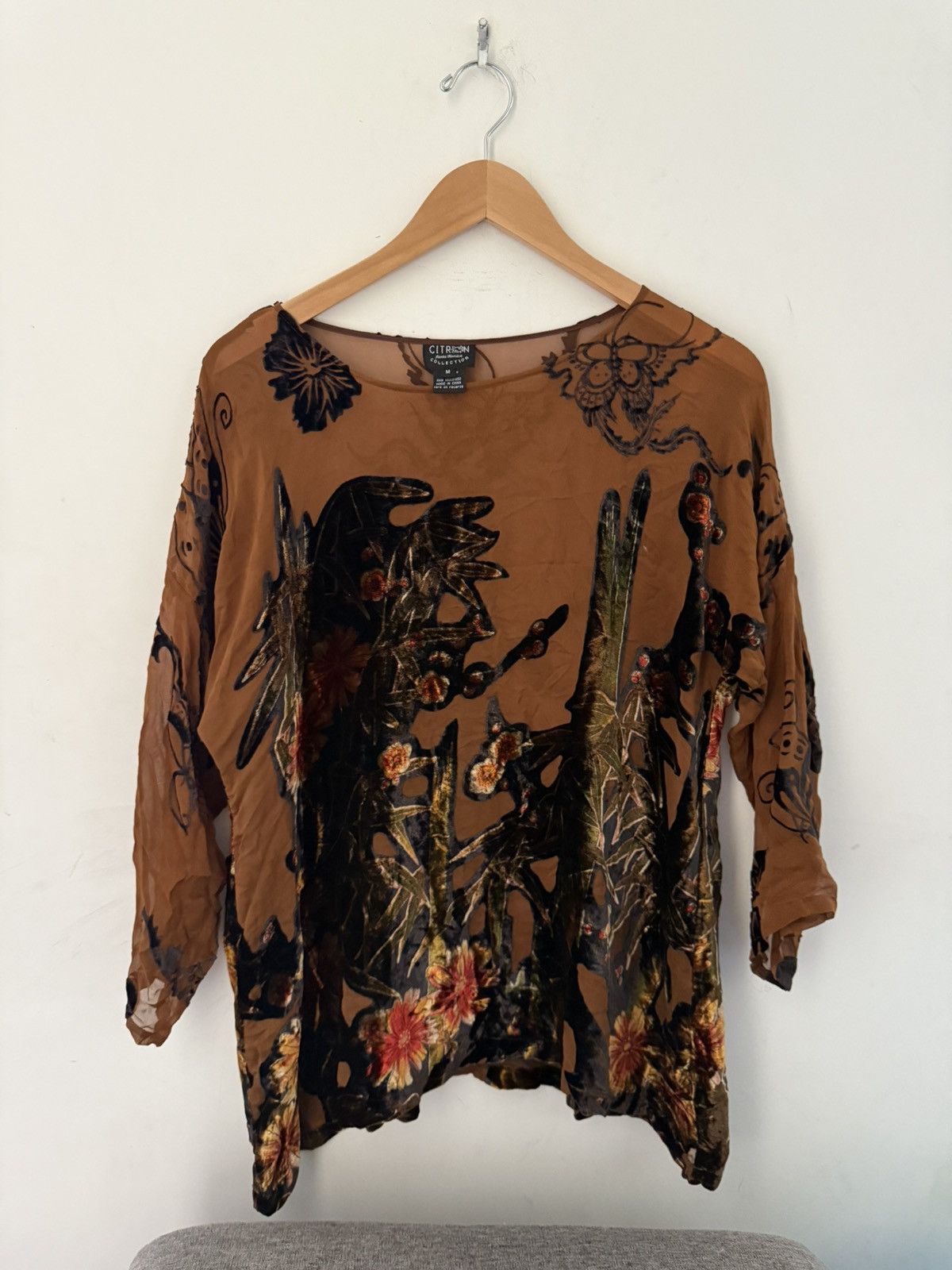 Vintage Vintage mesh 3/4 sleeve long sleeve Size US M / EU 48-50 / 2 - 1 Thumbnail