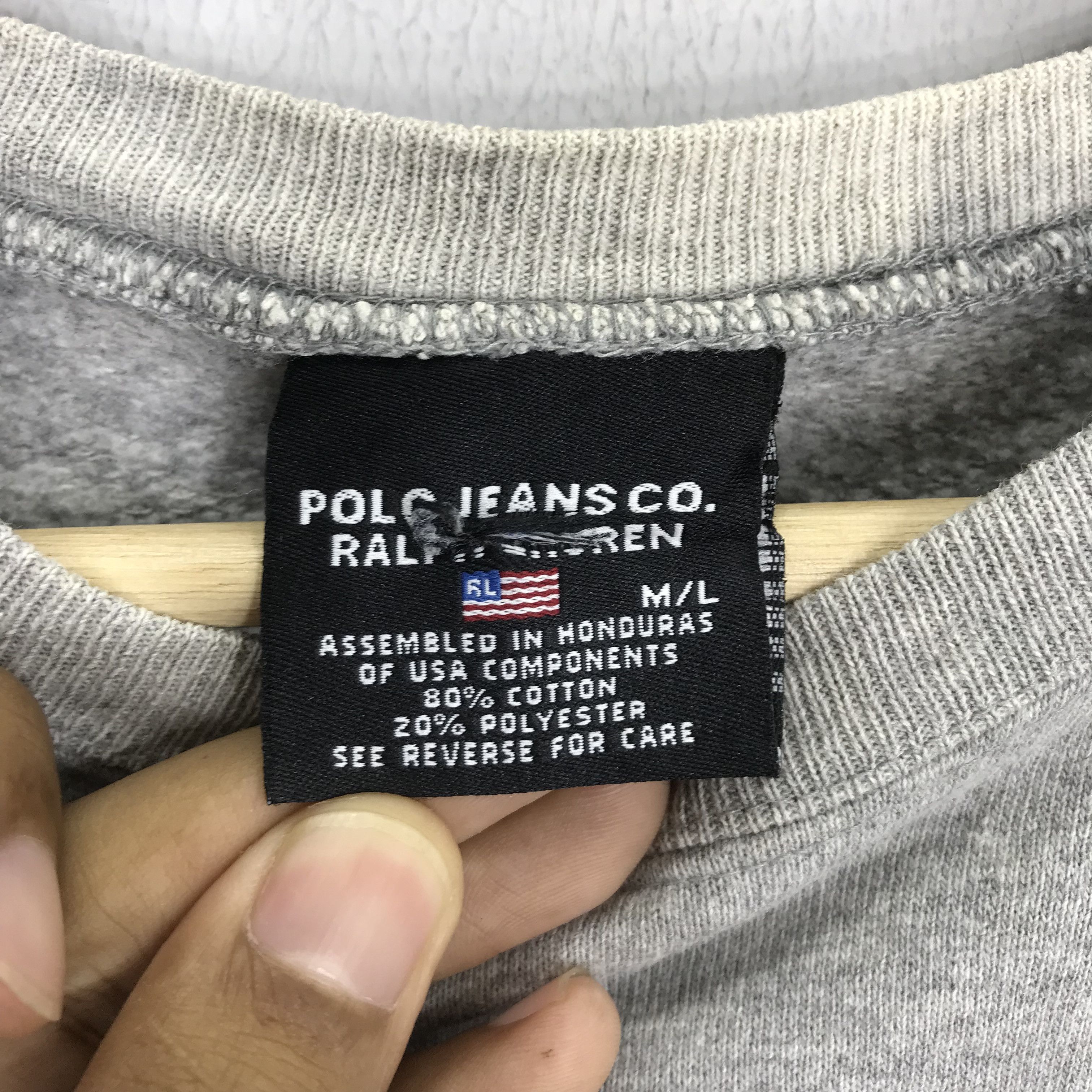 Polo Ralph Lauren Vintage Polo Jeans Ralph Lauren Faded Gray - 603 Size US L / EU 52-54 / 3 - 12 Thumbnail