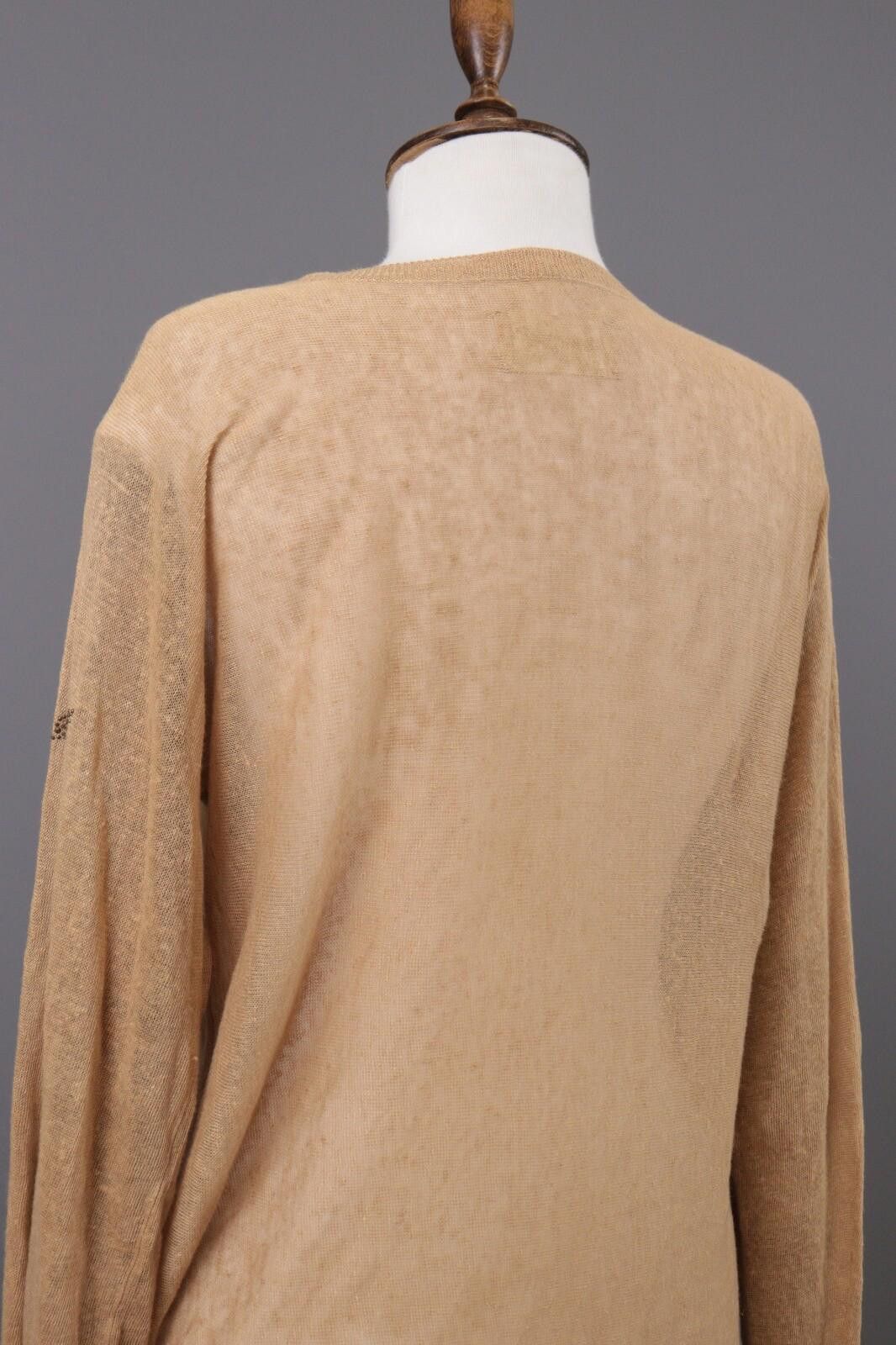 Zadig & Voltaire Zadig & Voltaire Beige Linen Henley Knit Sweater Size L Size L / US 10 / IT 46 - 12 Thumbnail