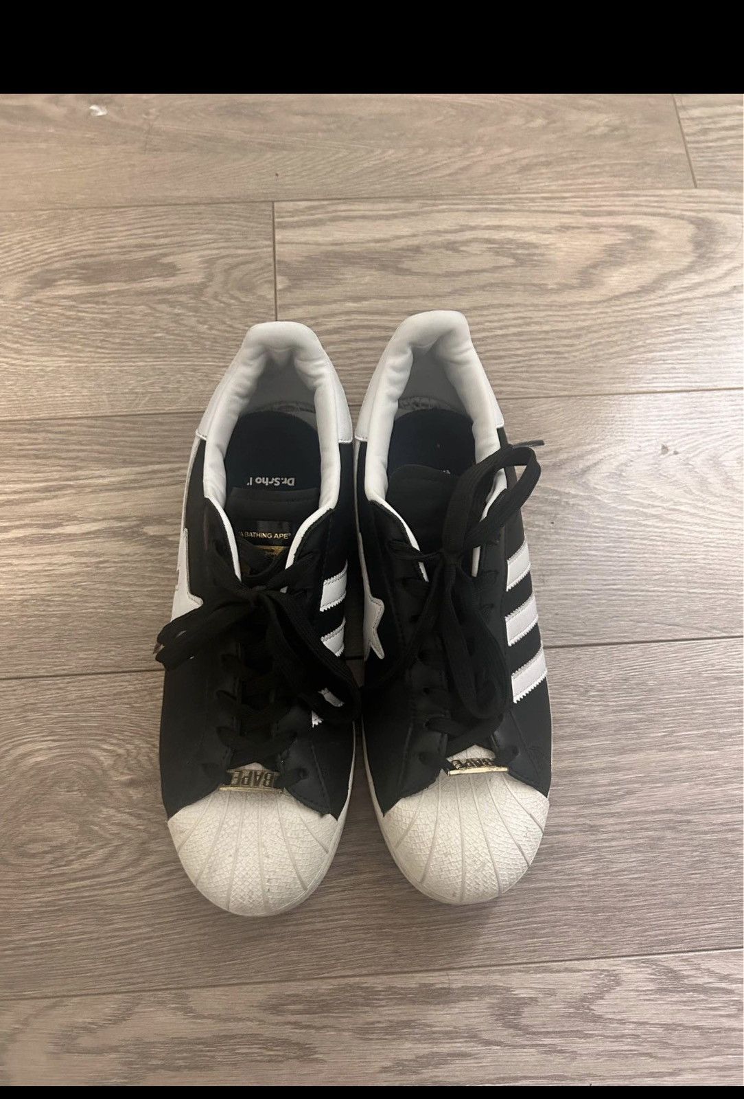 Adidas 2022 Bape x Adidas Superstar Size US 10 / EU 43 - 3 Thumbnail