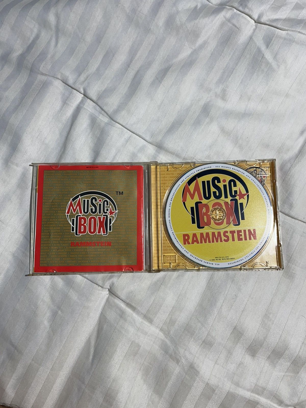 Vintage Vintage Rare Archive 2002 Rammstein All Time Hits CD Disc Size ONE SIZE - 4 Thumbnail