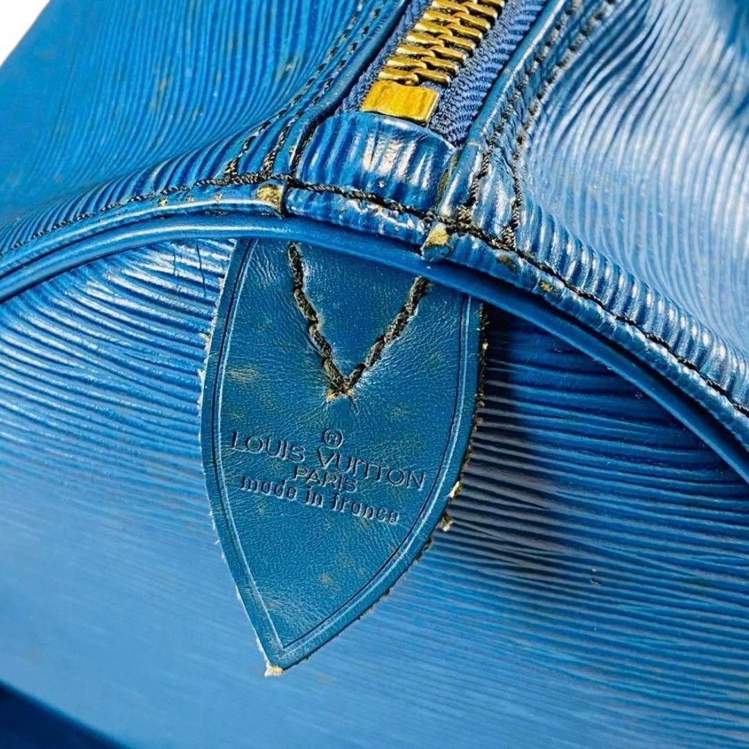 Louis Vuitton Louis Vuitton - Keepall 50 Epi Leather Blue Vintage Size ONE SIZE - 4 Thumbnail