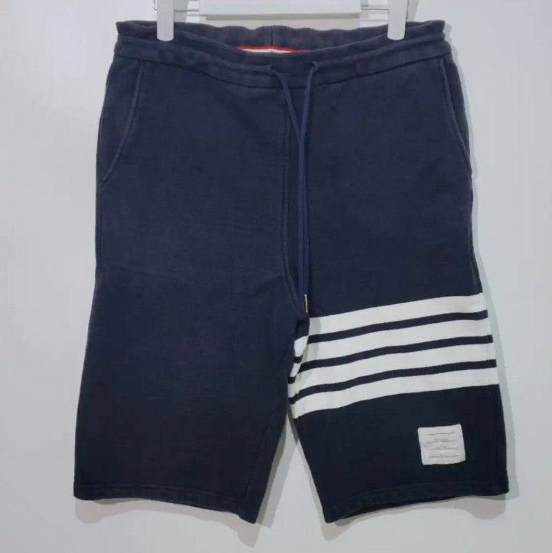 Thom Browne Thom Browne Women's Navy Cotton Shorts 0089 Size 32" / US 10 / IT 46 - 1 Thumbnail