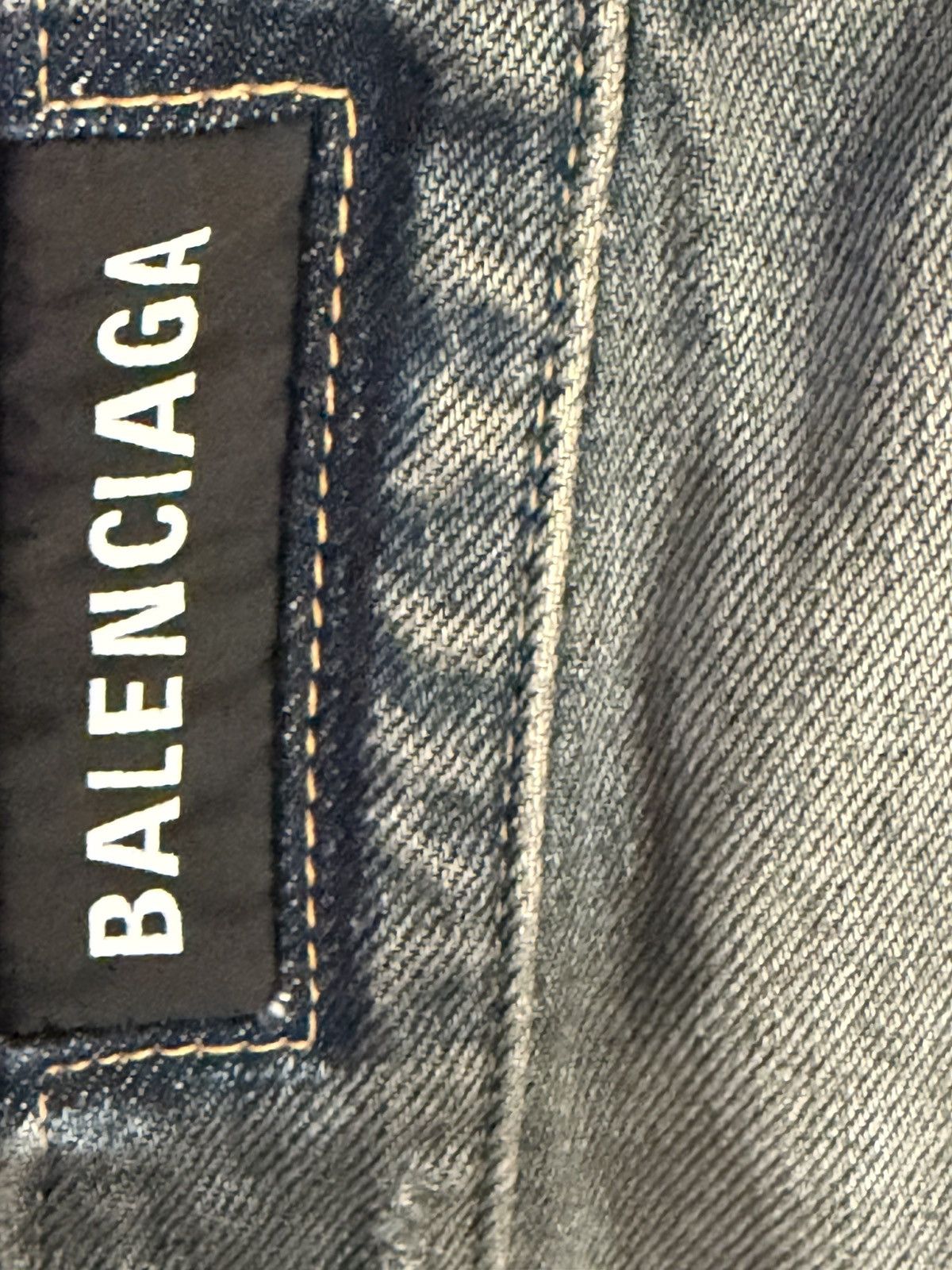 Balenciaga Balenciaga oil spill denim pants Size US 33 - 20 Thumbnail