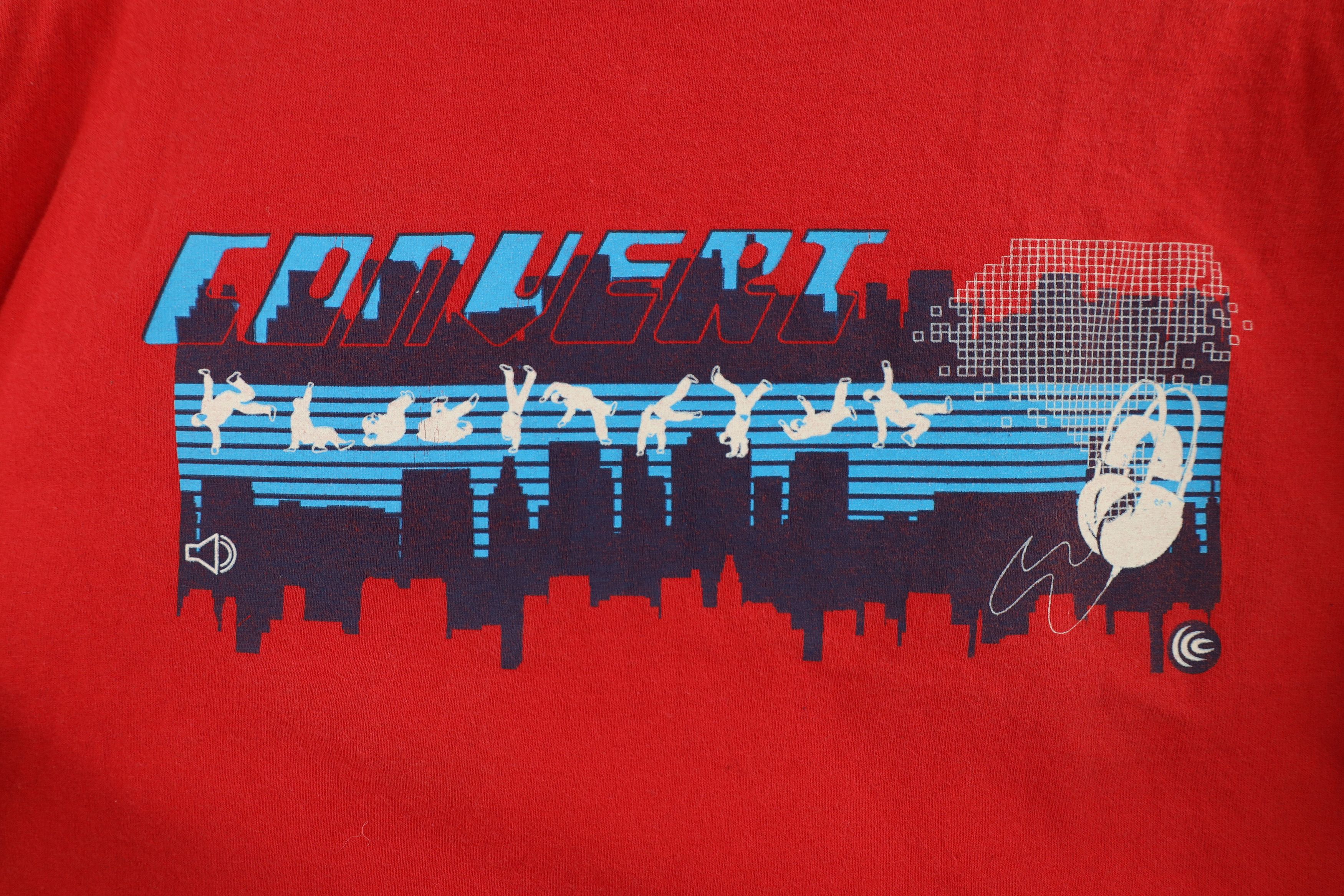 Columbia × Vintage Vintage 90s Y2K Columbia Convert Headphones T-Shirt Red Size US M / EU 48-50 / 2 - 10 Thumbnail