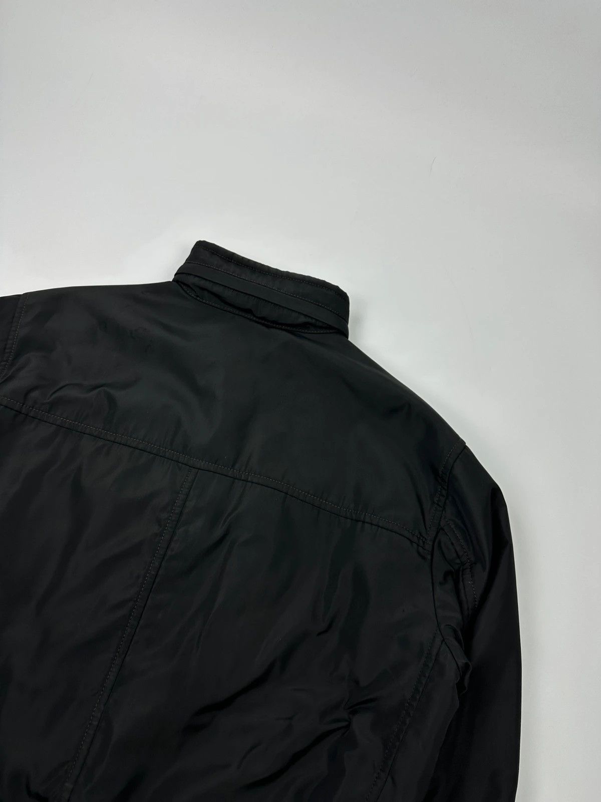 Prada Prada Milano FW2007 Black Thick Hidden Hood Bomber Jacket Size US L / EU 52-54 / 3 - 9 Thumbnail