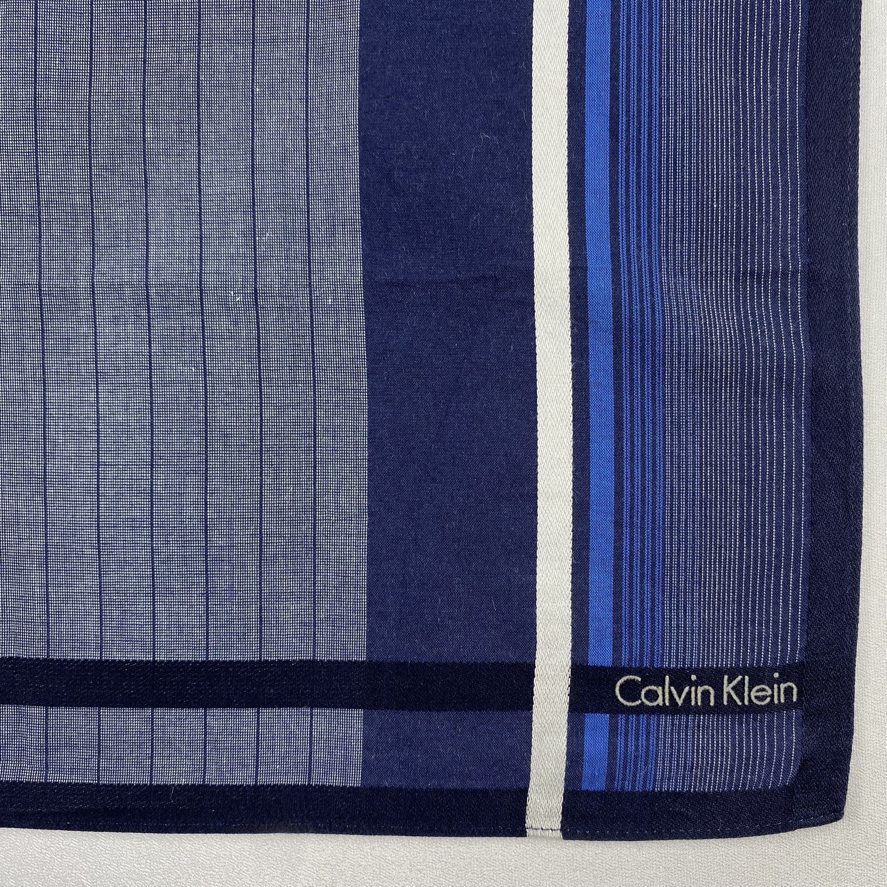 Calvin Klein × Vintage Calvin Klein Bandana/ Handkerchief / Neckerchief-P1657 Size ONE SIZE - 3 Thumbnail