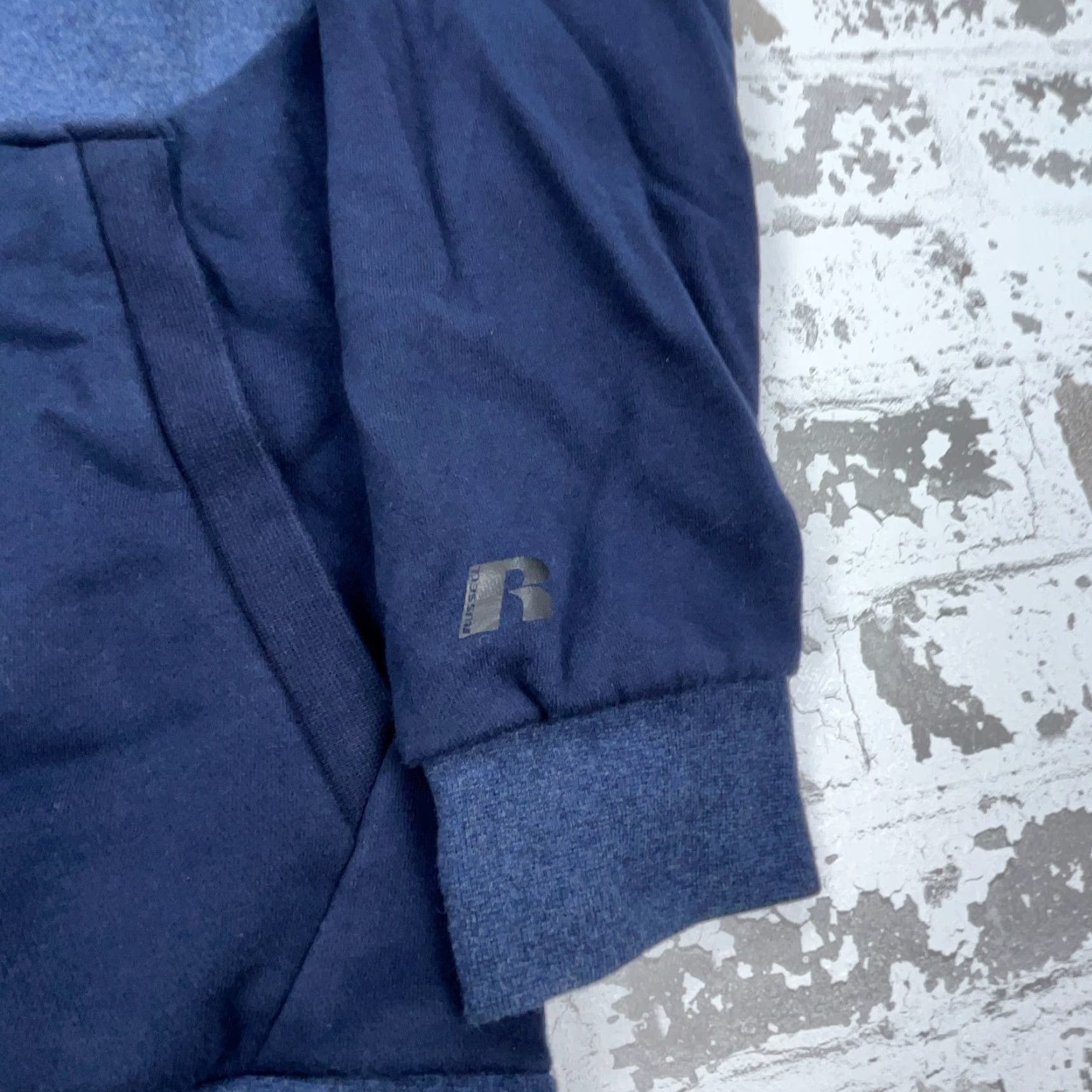 Russell Athletic Russell Hoodie Men L Blue Sweatshirt Fleece Athletic Training Reg Size US L / EU 52-54 / 3 - 3 Thumbnail