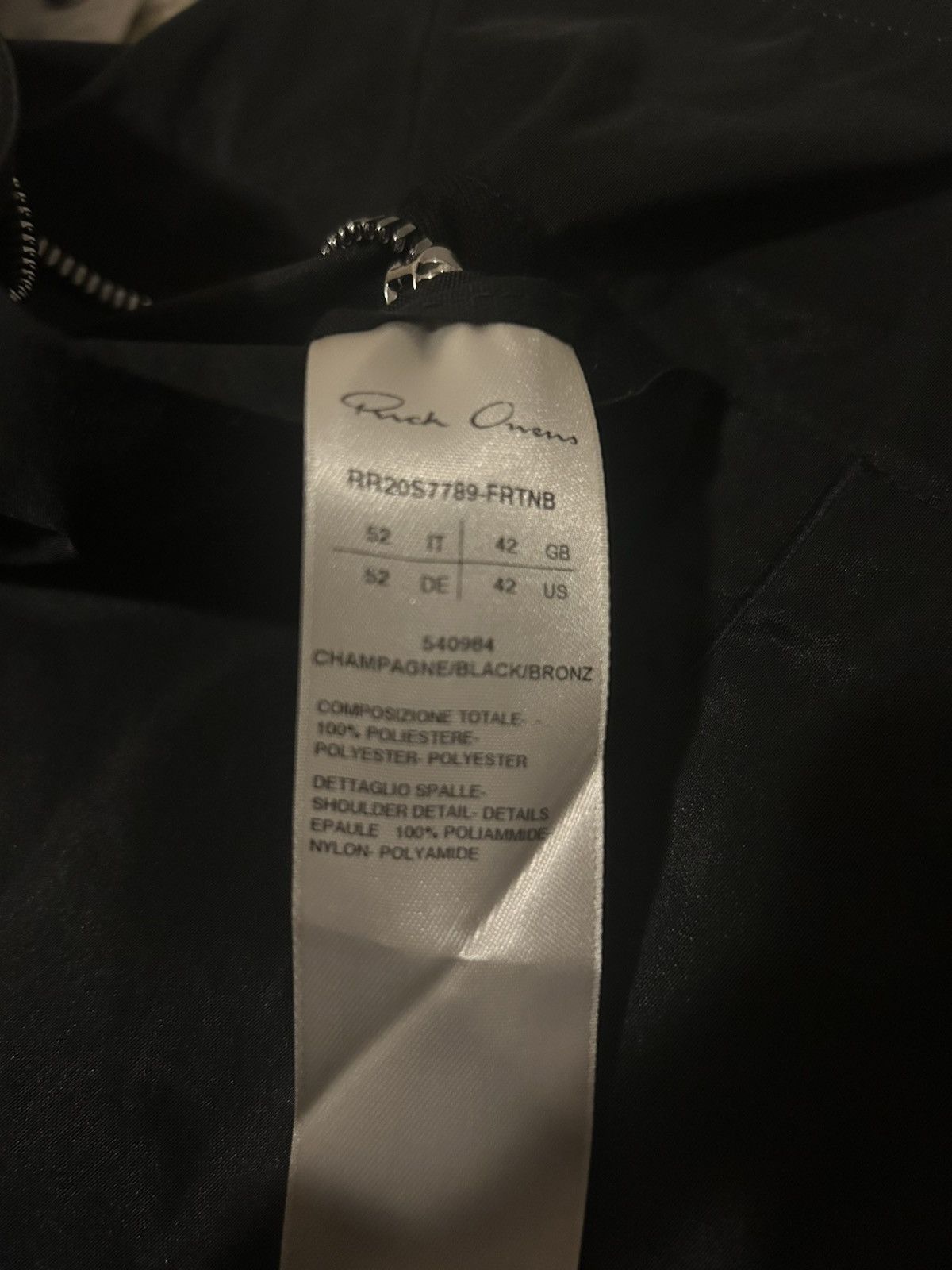 Rick Owens Rick Owens tecuatl runway jacket Size US L / EU 52-54 / 3 - 4 Thumbnail