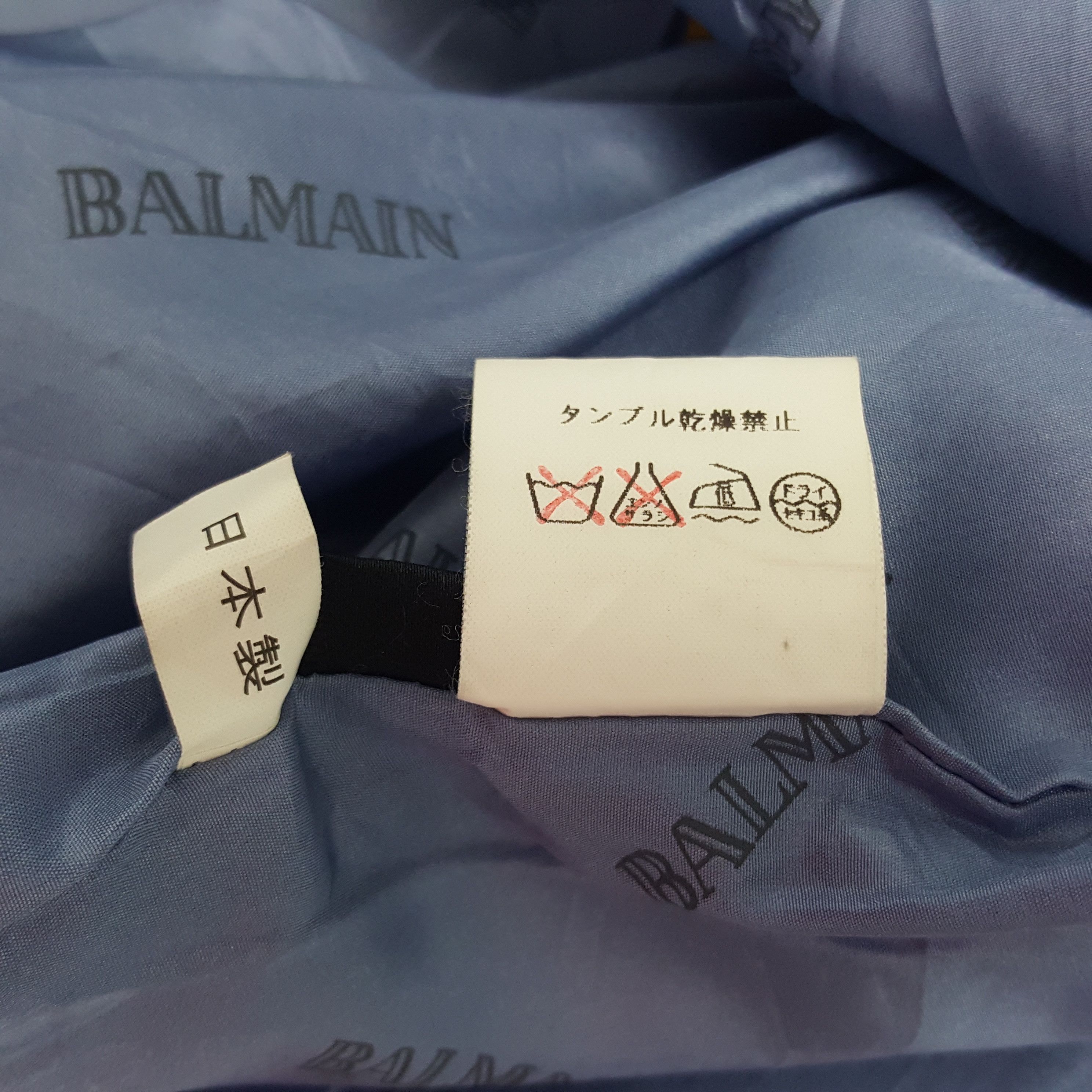 Balmain × Vintage Vintage Balmain Paris Luxury Brand Trench Coat Jacket Size US M / EU 48-50 / 2 - 8 Thumbnail