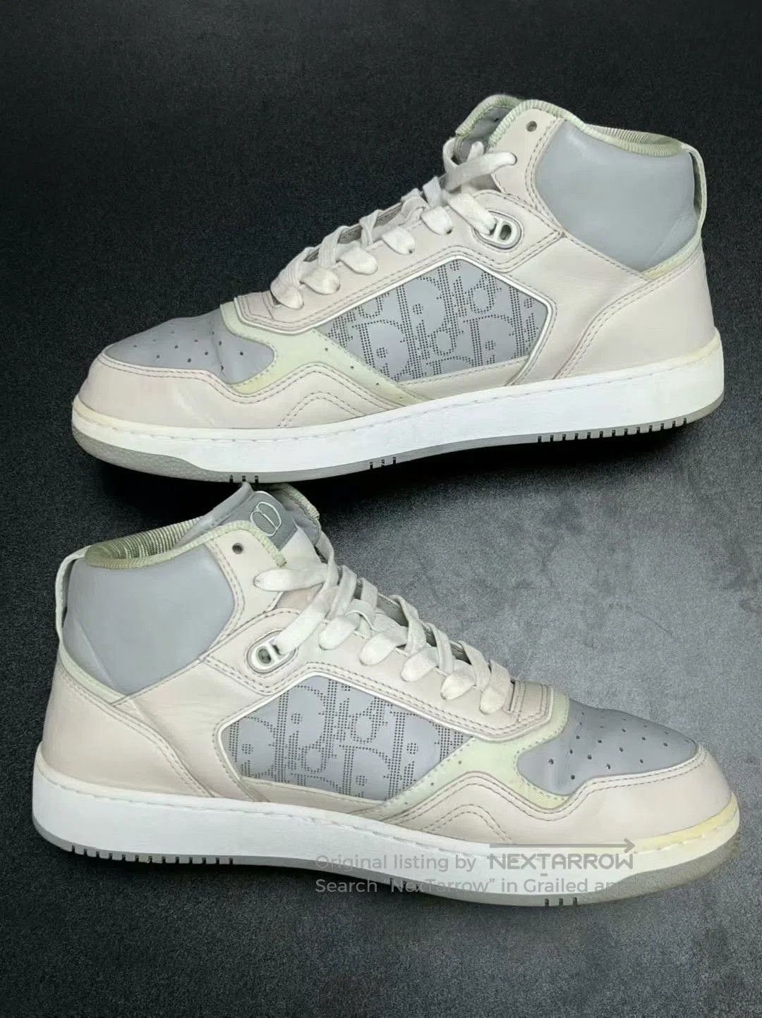Dior dior b27 logo high-top sneakers in white. Size US 9 / EU 42 - 6 Thumbnail
