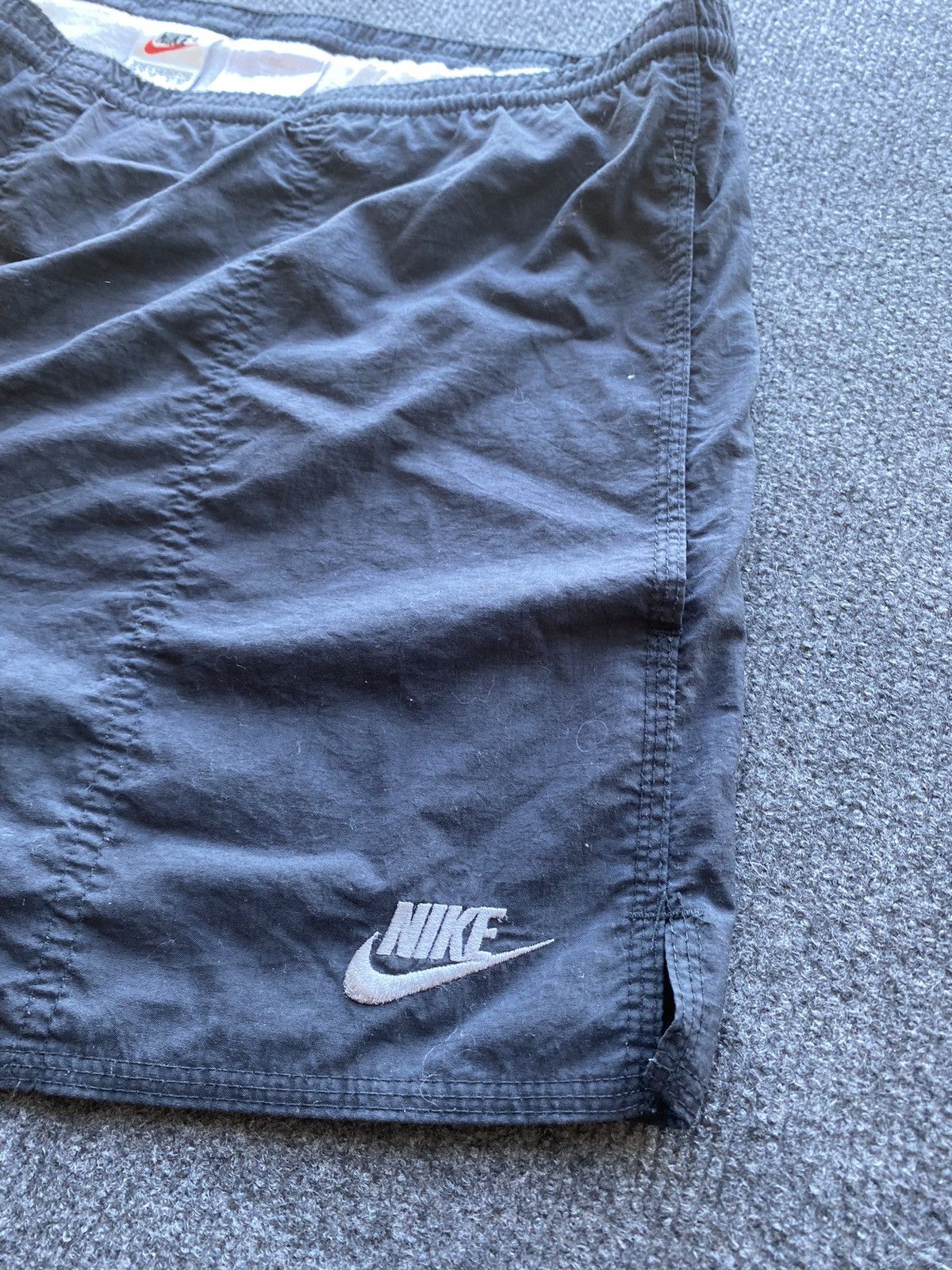 Nike 🔥Vntg Nike Black Shorts 90s Mens M/38 Size US 38 / EU 54 - 2 Thumbnail
